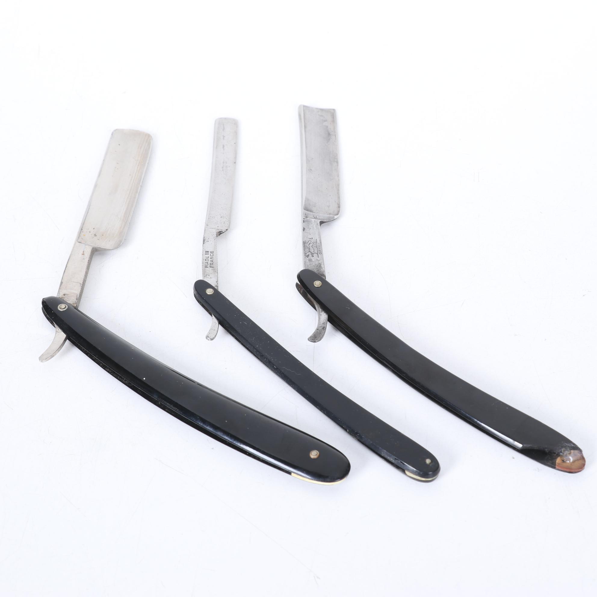 International Straight Razor Collection with Strops