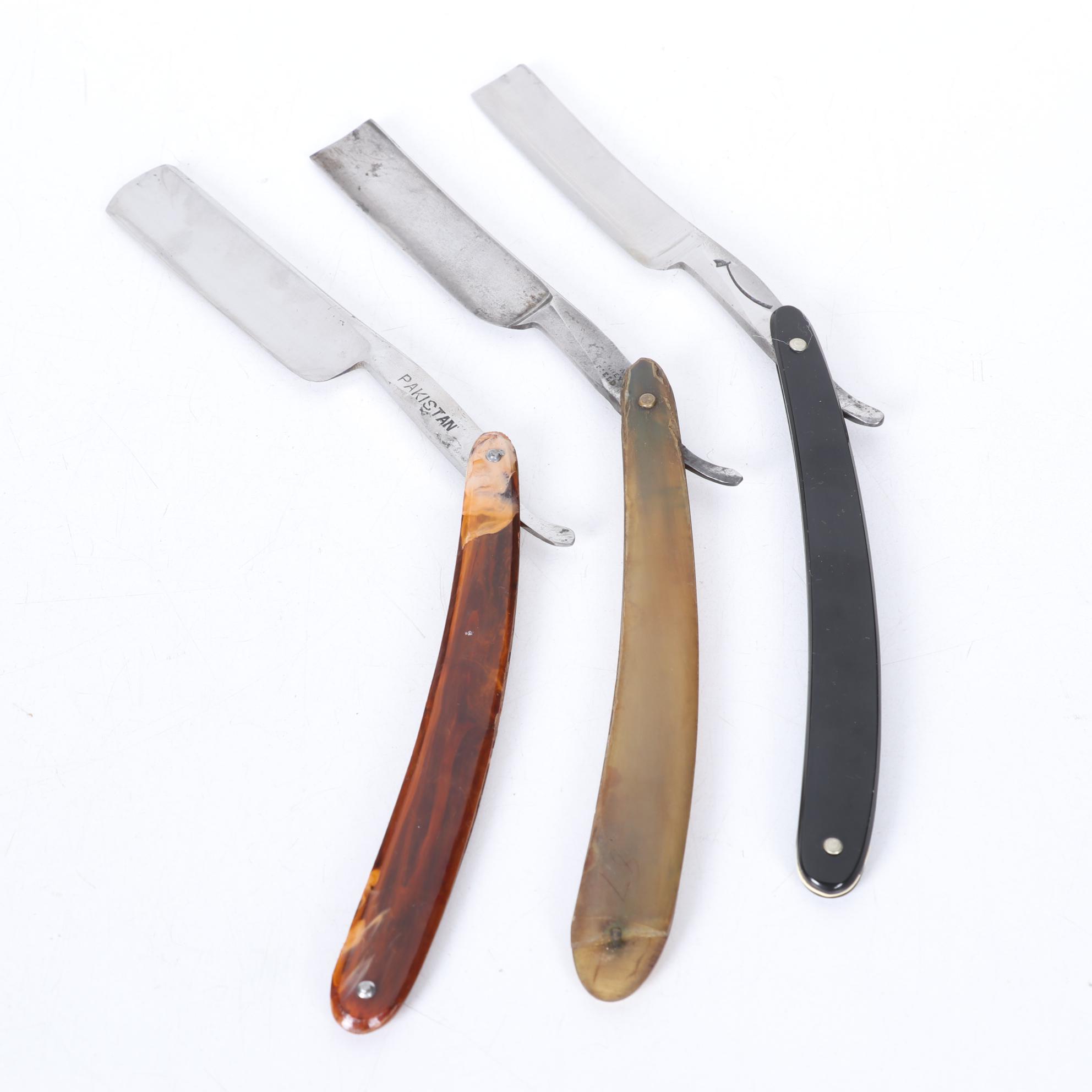 International Straight Razor Collection with Strops