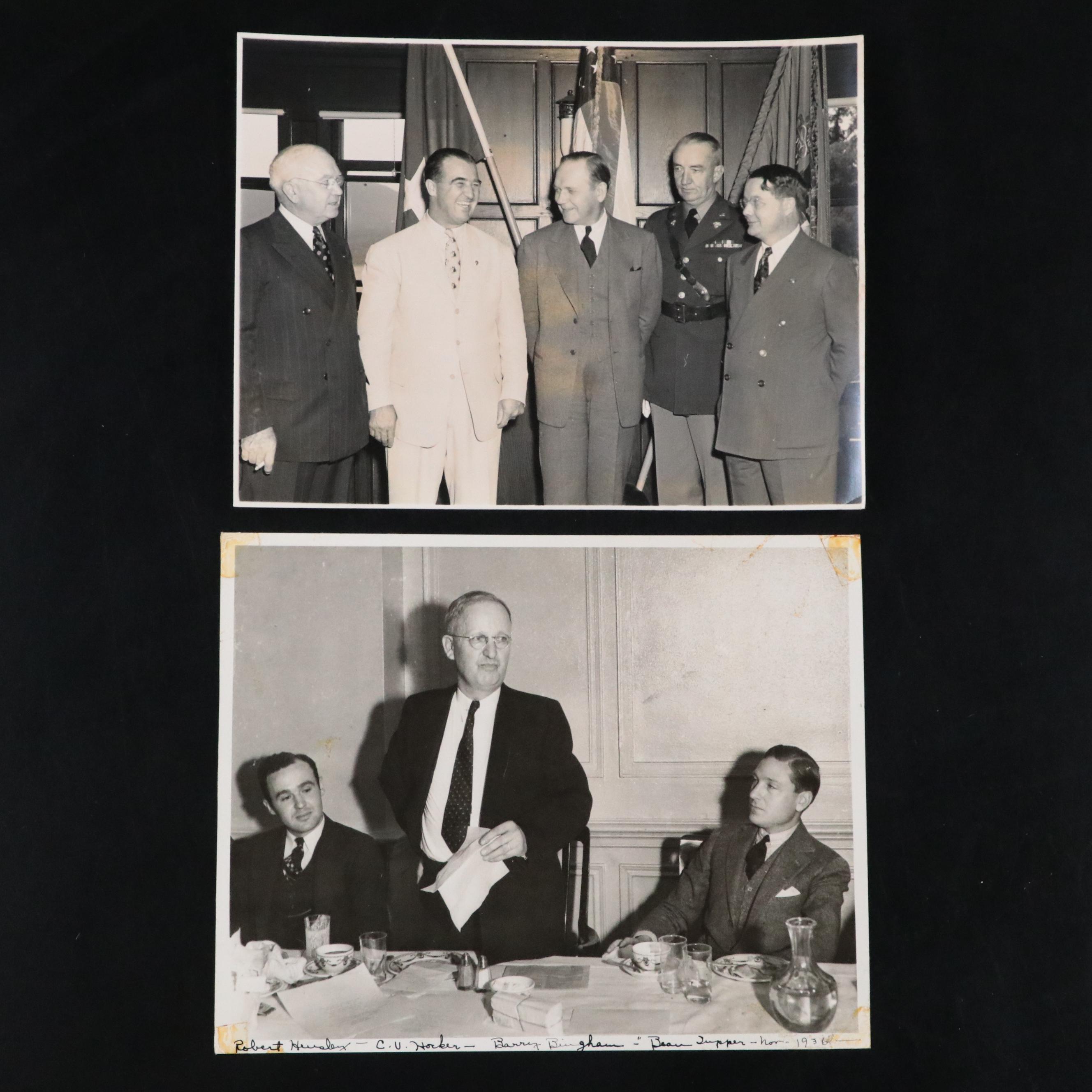 Photos of Albert Benjamin "Happy" Chandler Being Sworn In and More, Mid-20th C.