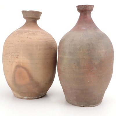 Rustic Ceramic Rice Wine Bottles