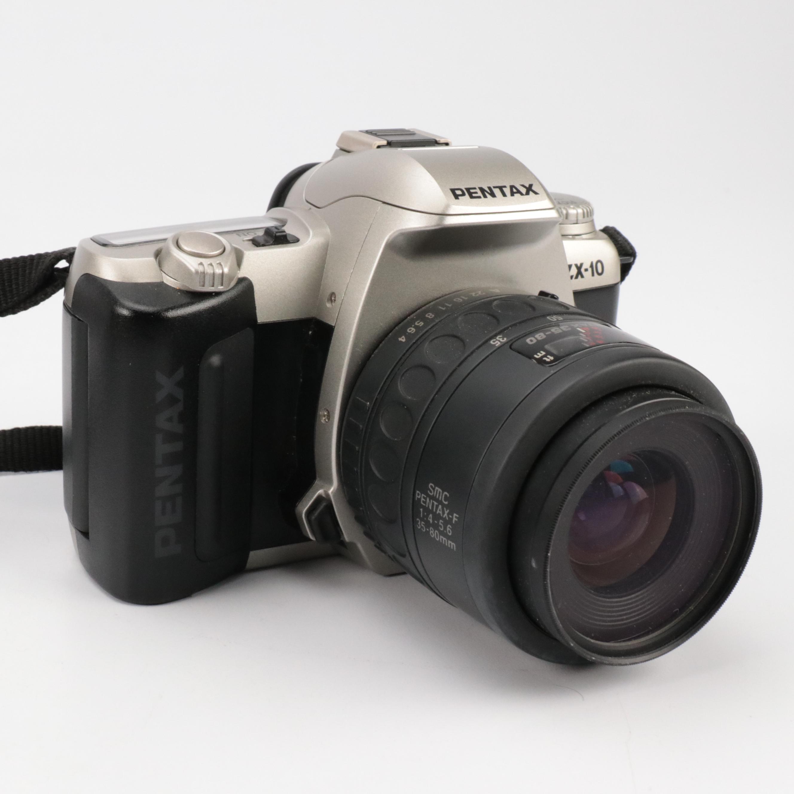 Pentax ZX-10, Panasonic, Sony Digital Cameras With Accessories