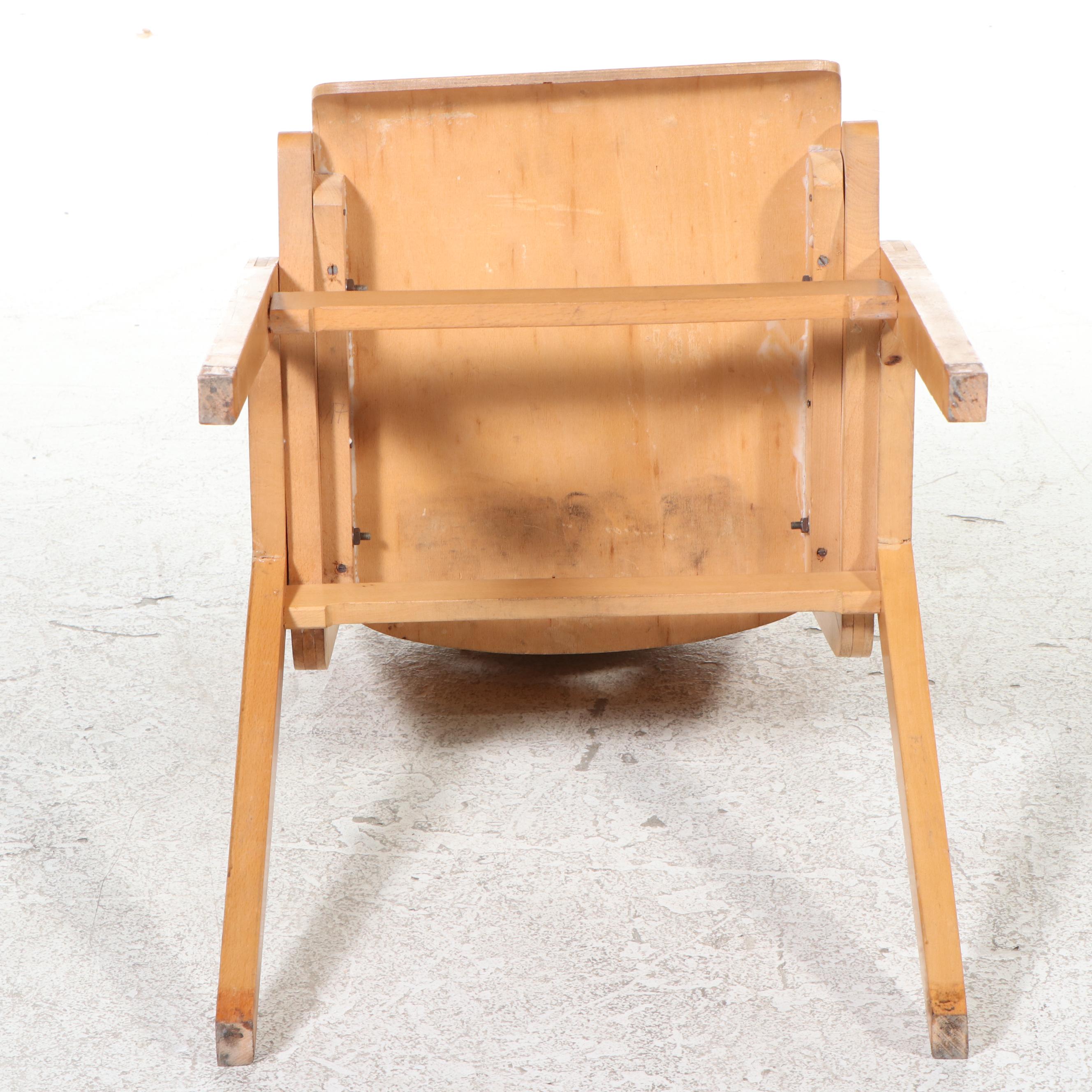 Four Mid Century Modern Molded Plywood Side Chairs