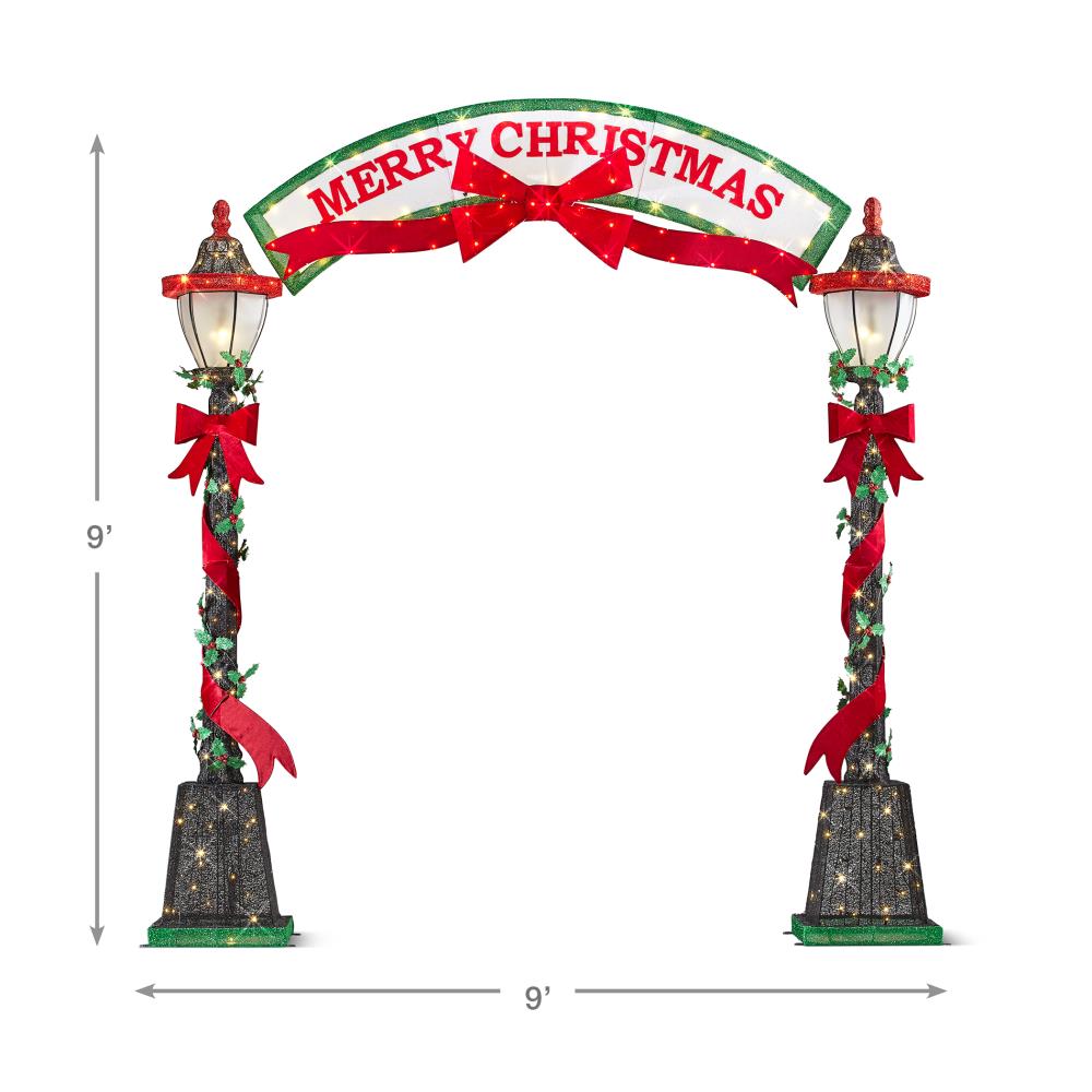 "Merry Christmas" Twinkling Archway