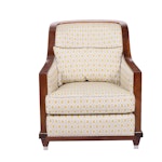 Thom Filicia Home Collection Custom Upholstered Hardwood Armchair