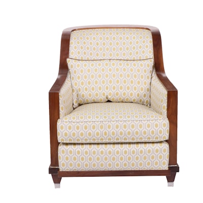 Thom Filicia Home Collection Custom Upholstered Hardwood Armchair