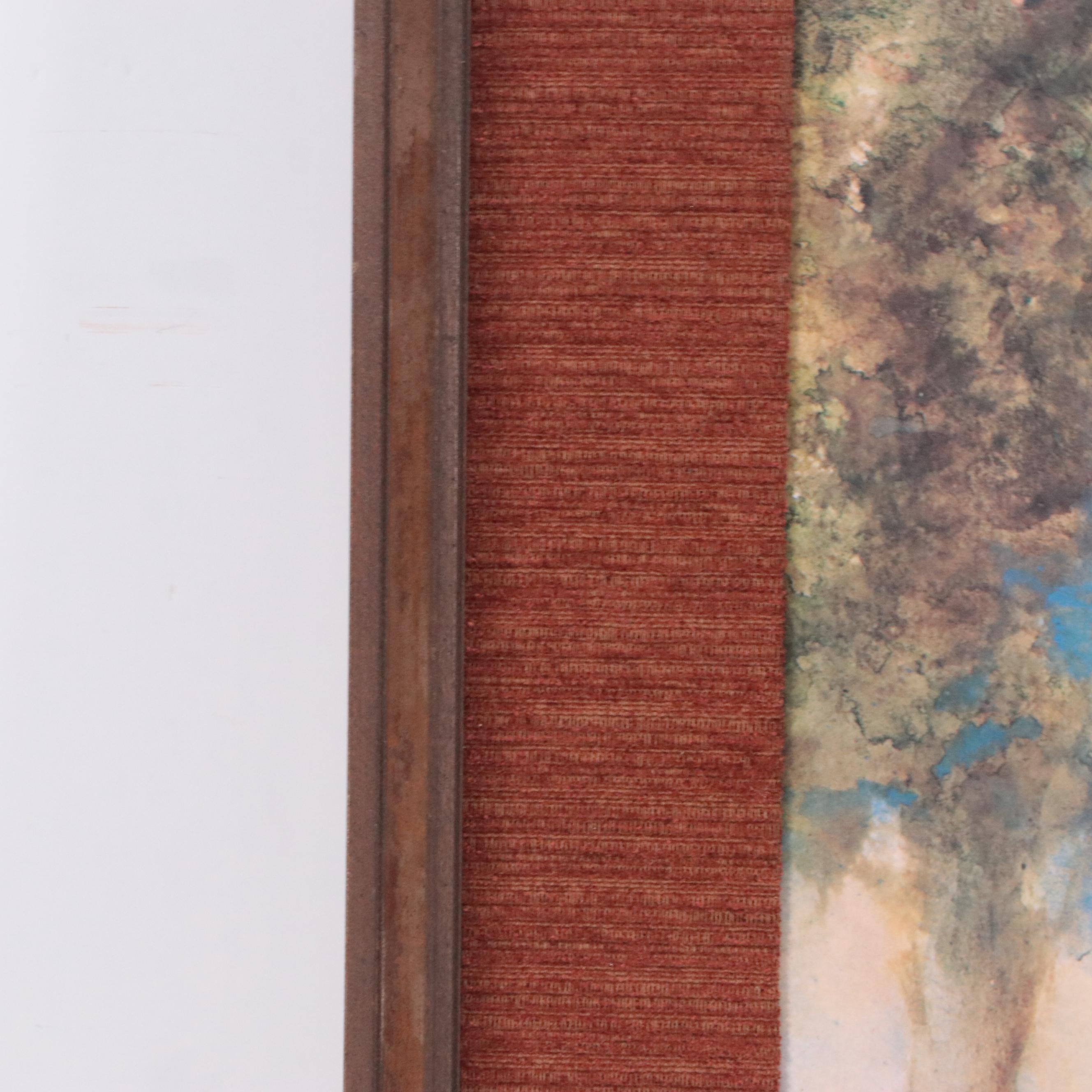 Offset Lithograph After Roberta Clark "Shadowy Grove"