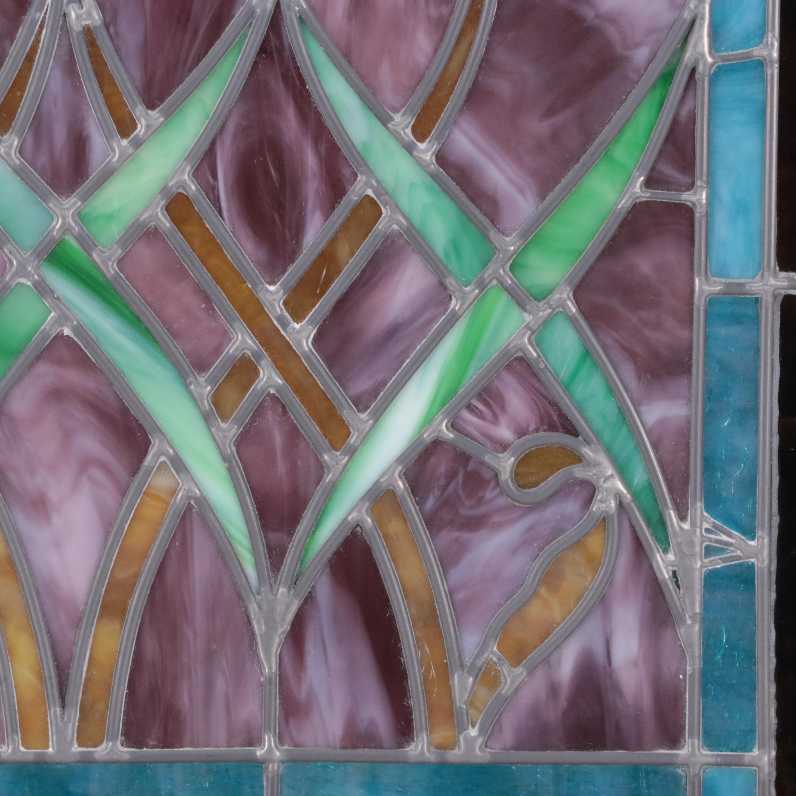 Stained Glass Wall Hanging Panel