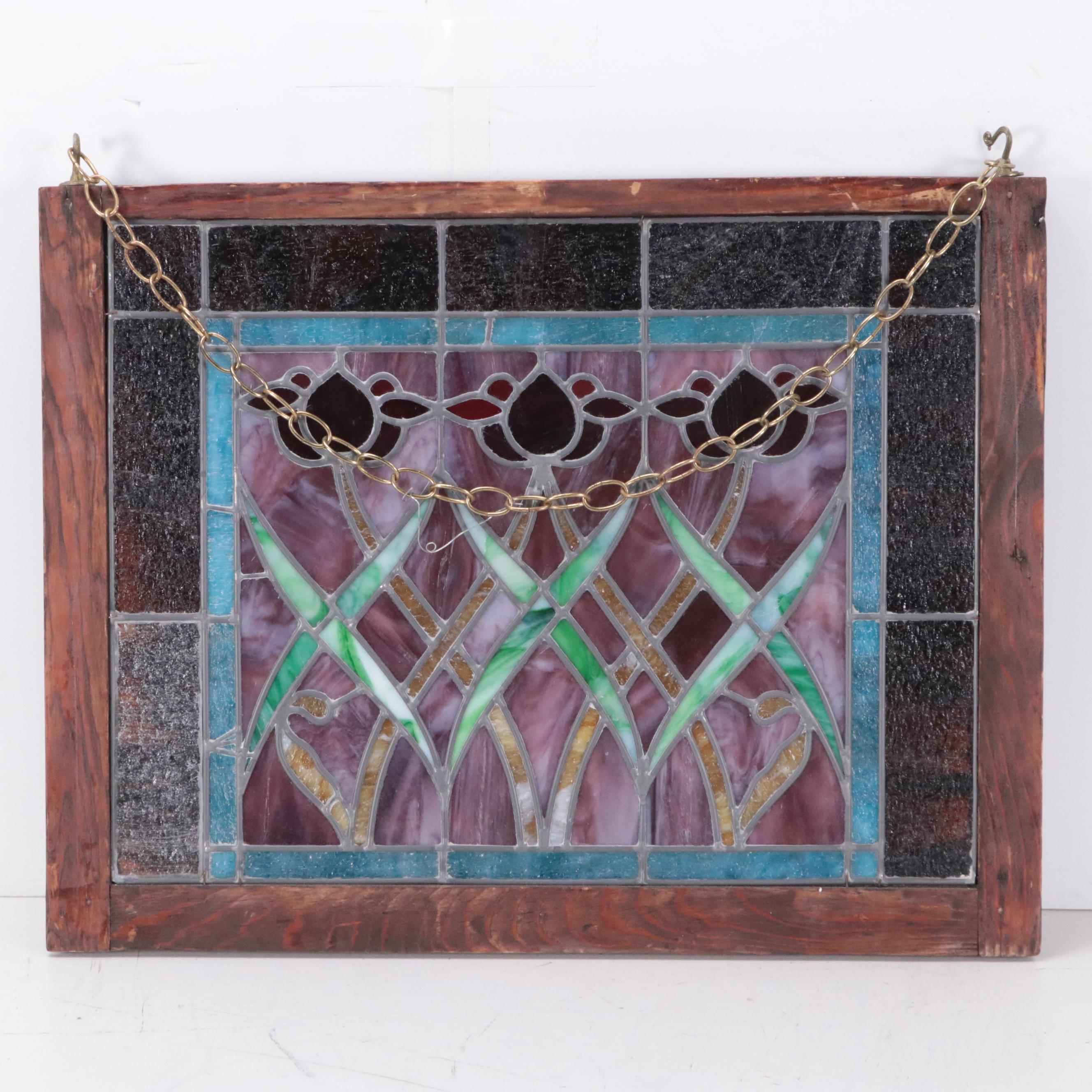 Stained Glass Wall Hanging Panel