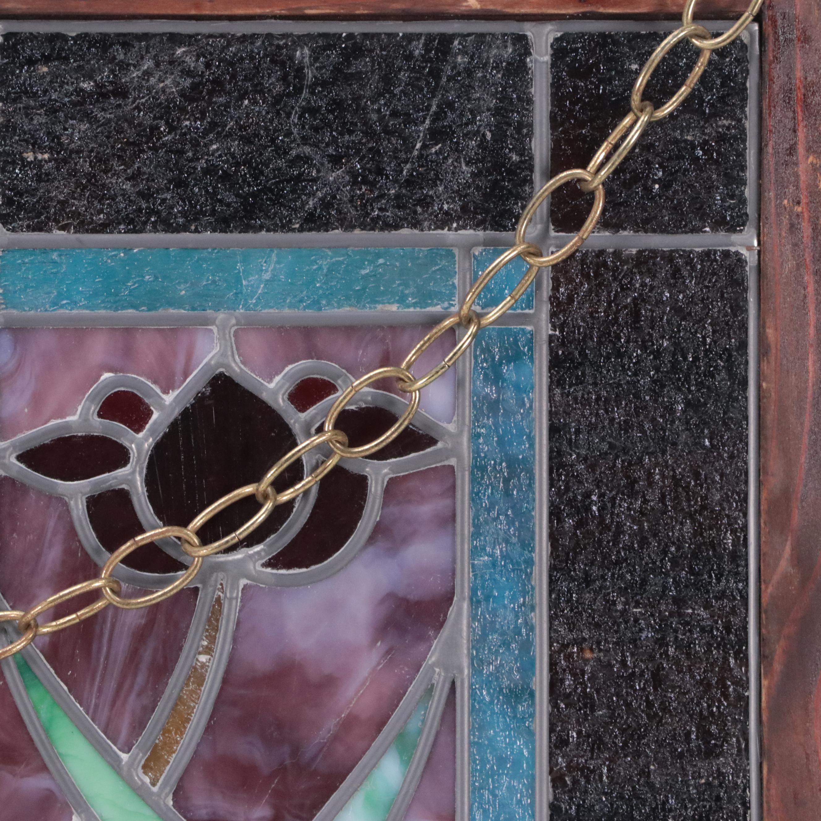 Stained Glass Wall Hanging Panel