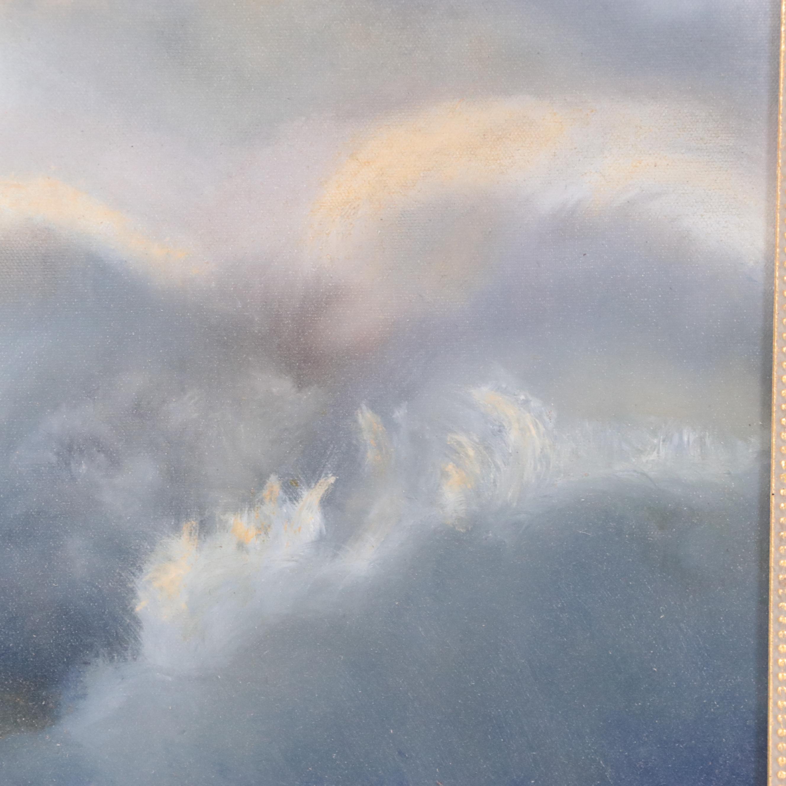 Atmospheric Skyscape Oil Painting