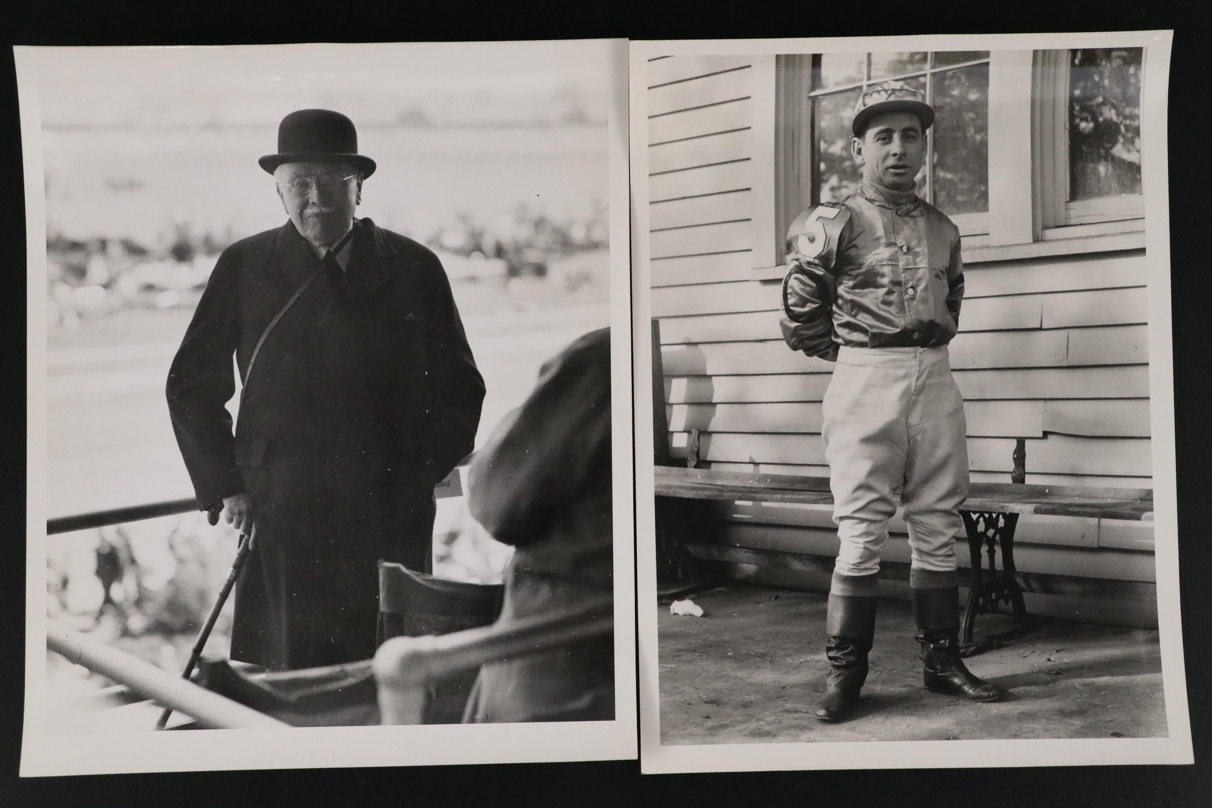 Photographs of 1943 Kentucky Derby Including Johnny Longden, Parade and More