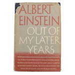 First Edition "Out of My Later Years" by Albert Einstein