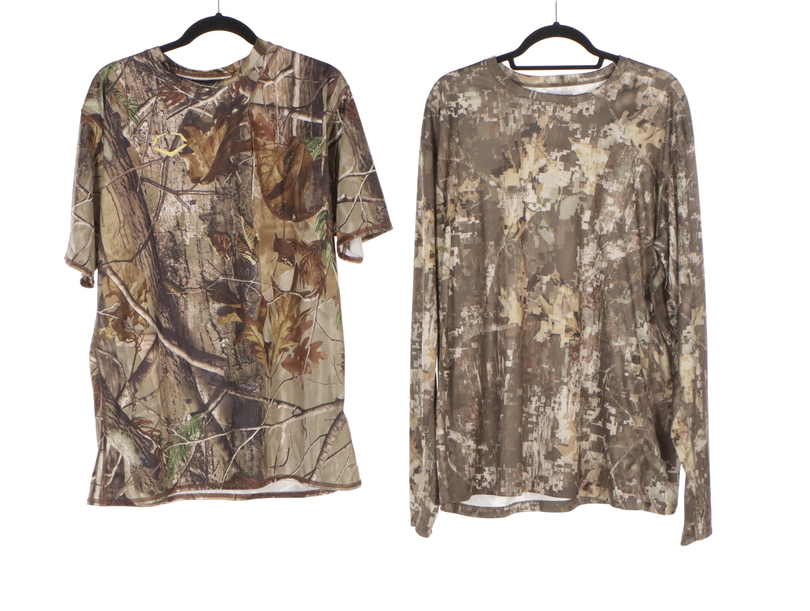 Men's Camo Dri-Fit Shorts and Shirts Featuring Under Armour, Realtree & Columbia