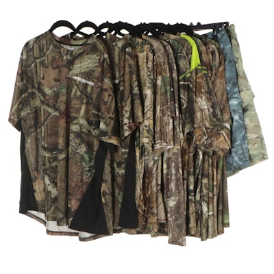 Men's Camo Dri-Fit Shorts and Shirts Featuring Under Armour, Realtree & Columbia