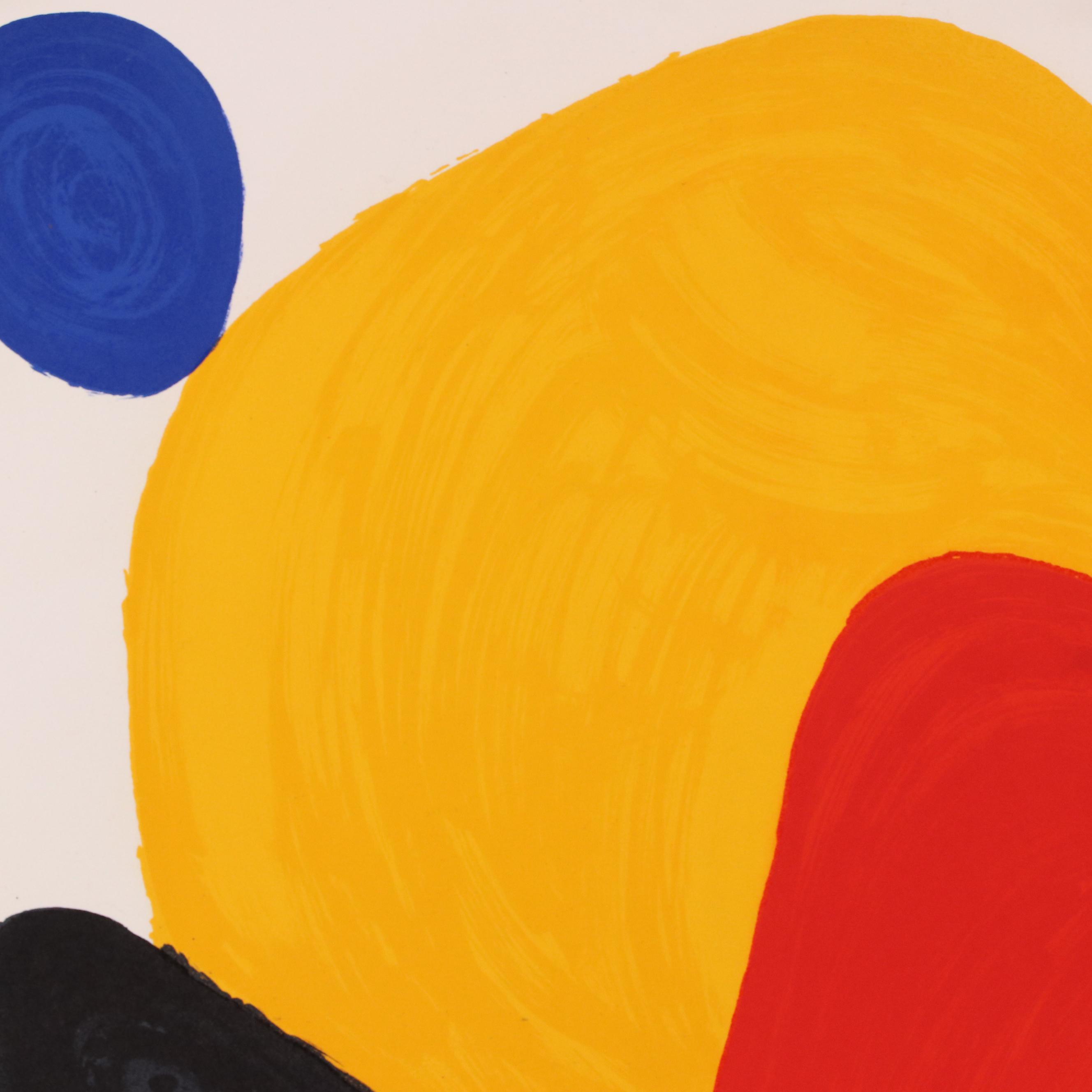Alexander Calder Color Lithograph "Boomerang," 1974