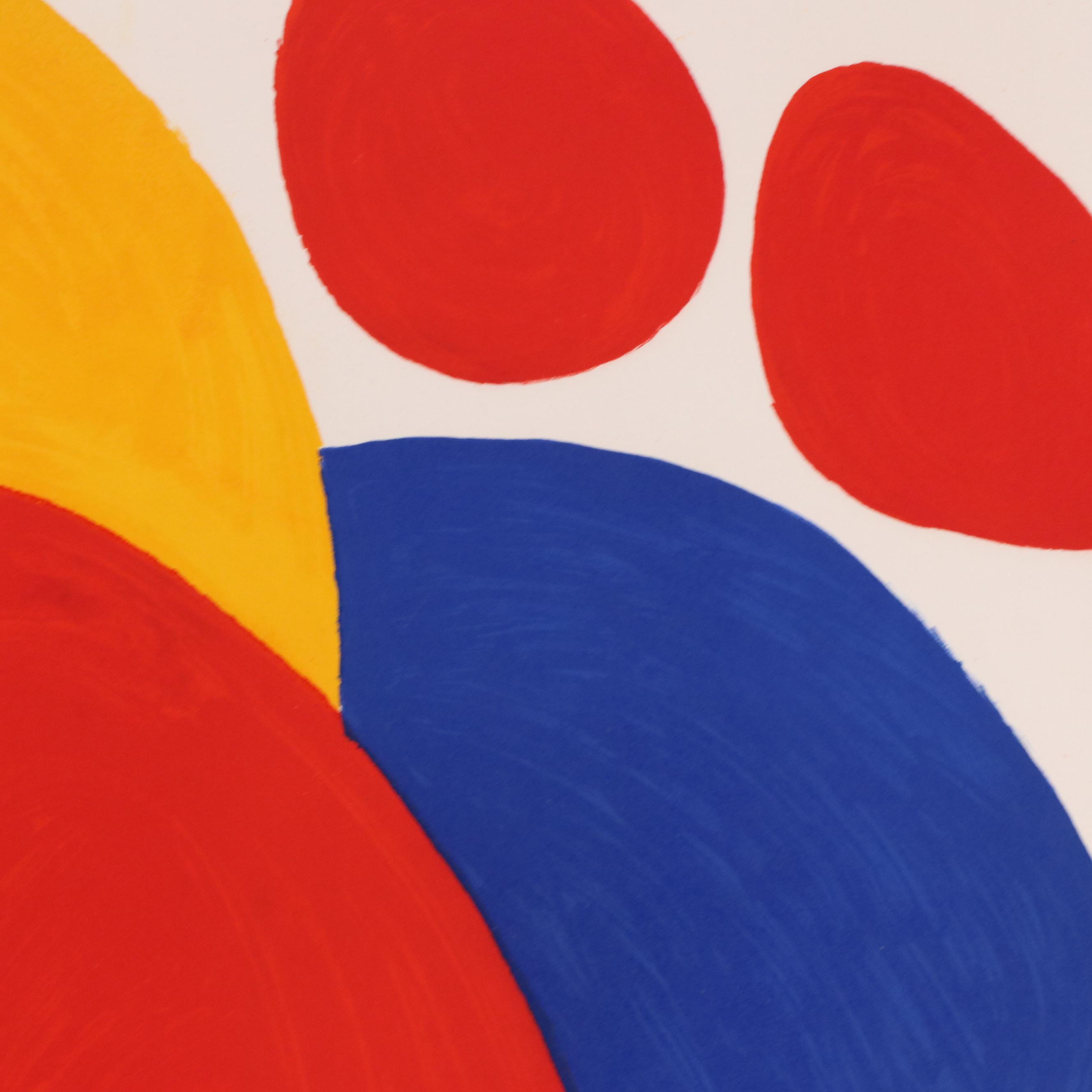Alexander Calder Color Lithograph "Boomerang," 1974
