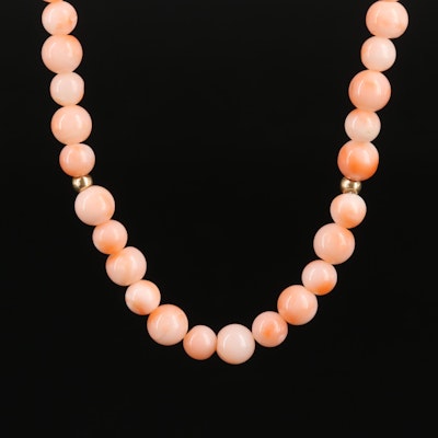 14K Coral Necklace