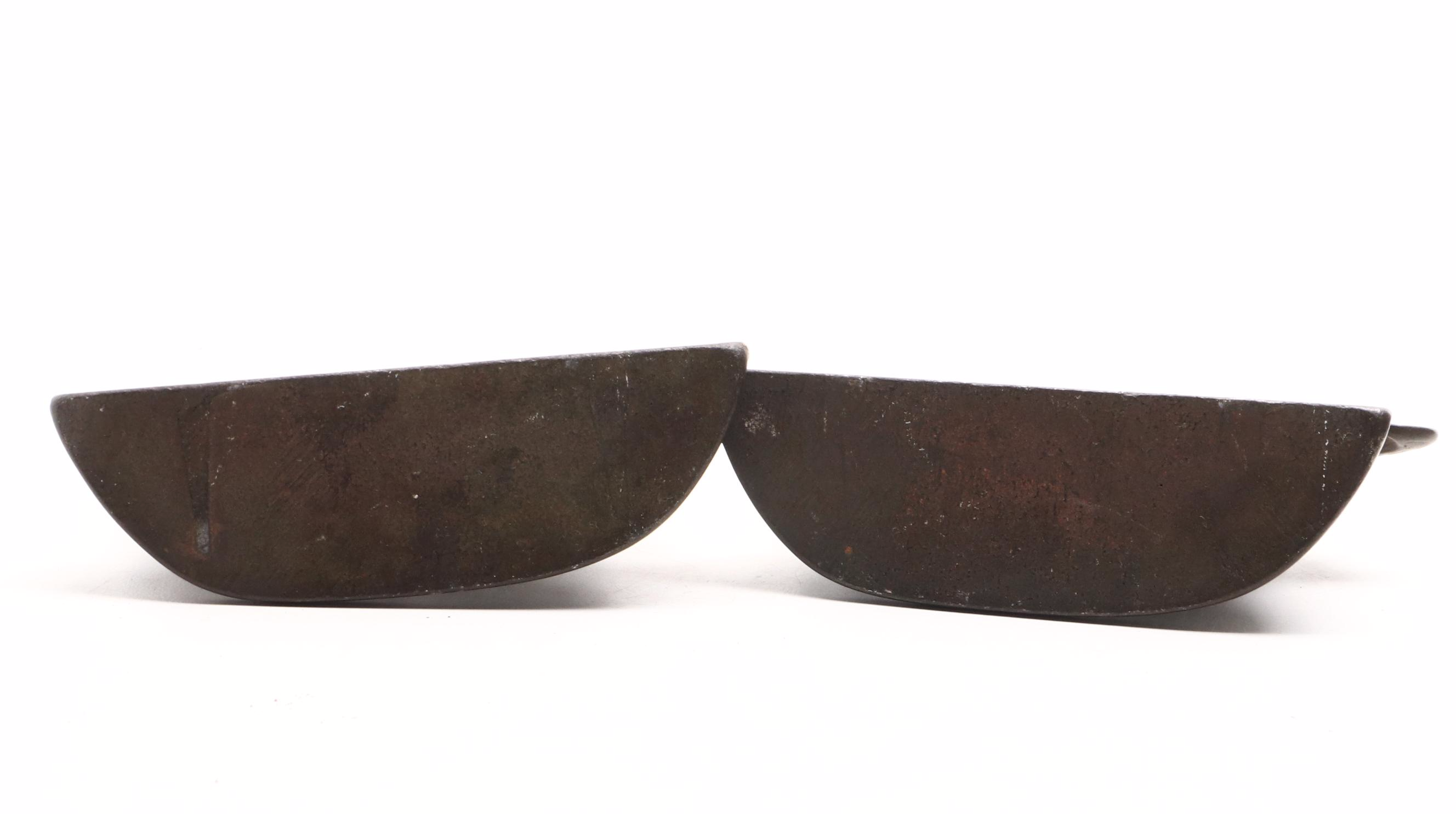 Metal "Spanish Galleon" and Other Ship Bookends, Early 20th Century