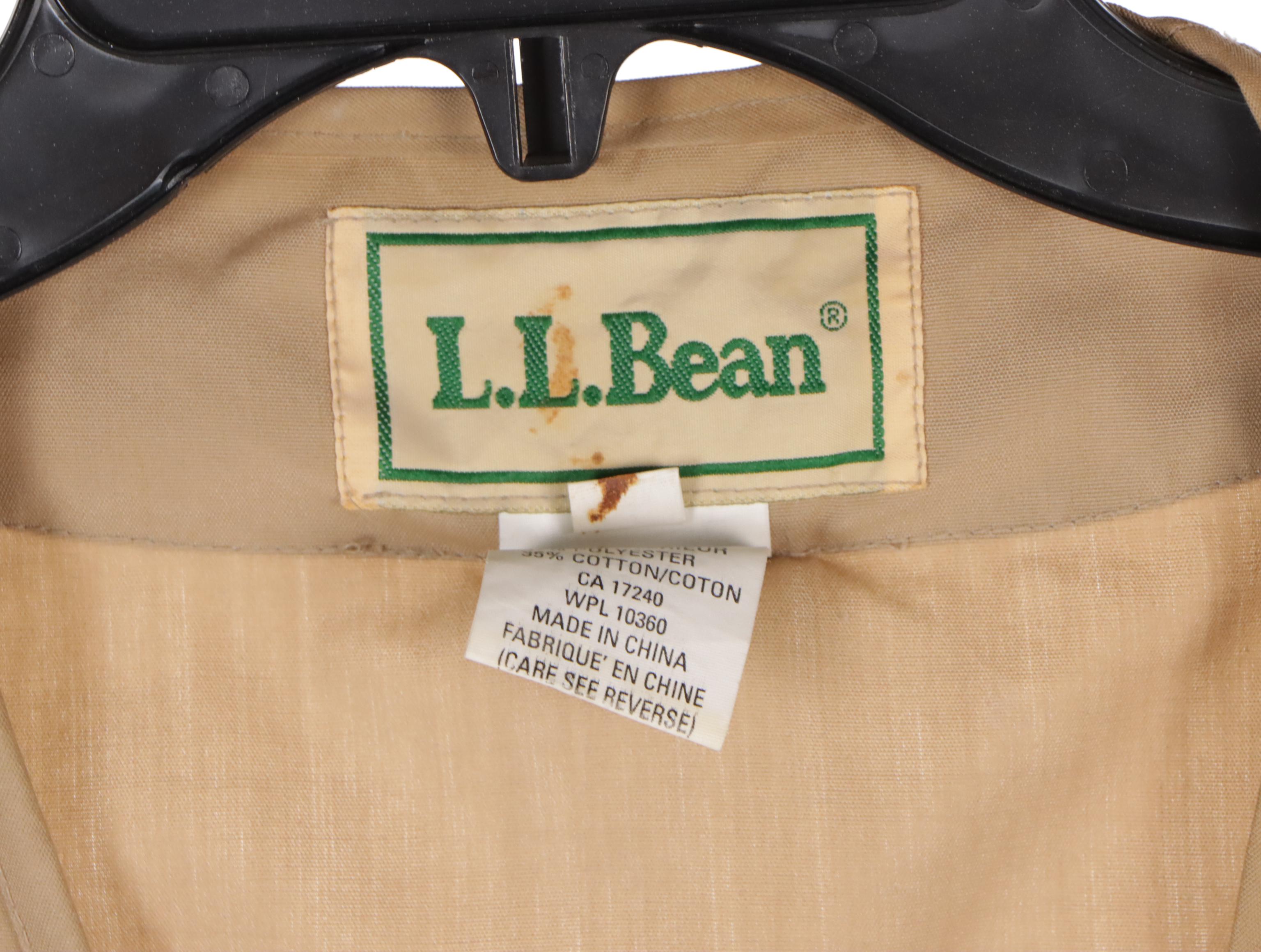 Men's Filson Quilted Jacket, L.L. Bean Fishing Vest, Orvis Rain Jacket, and More