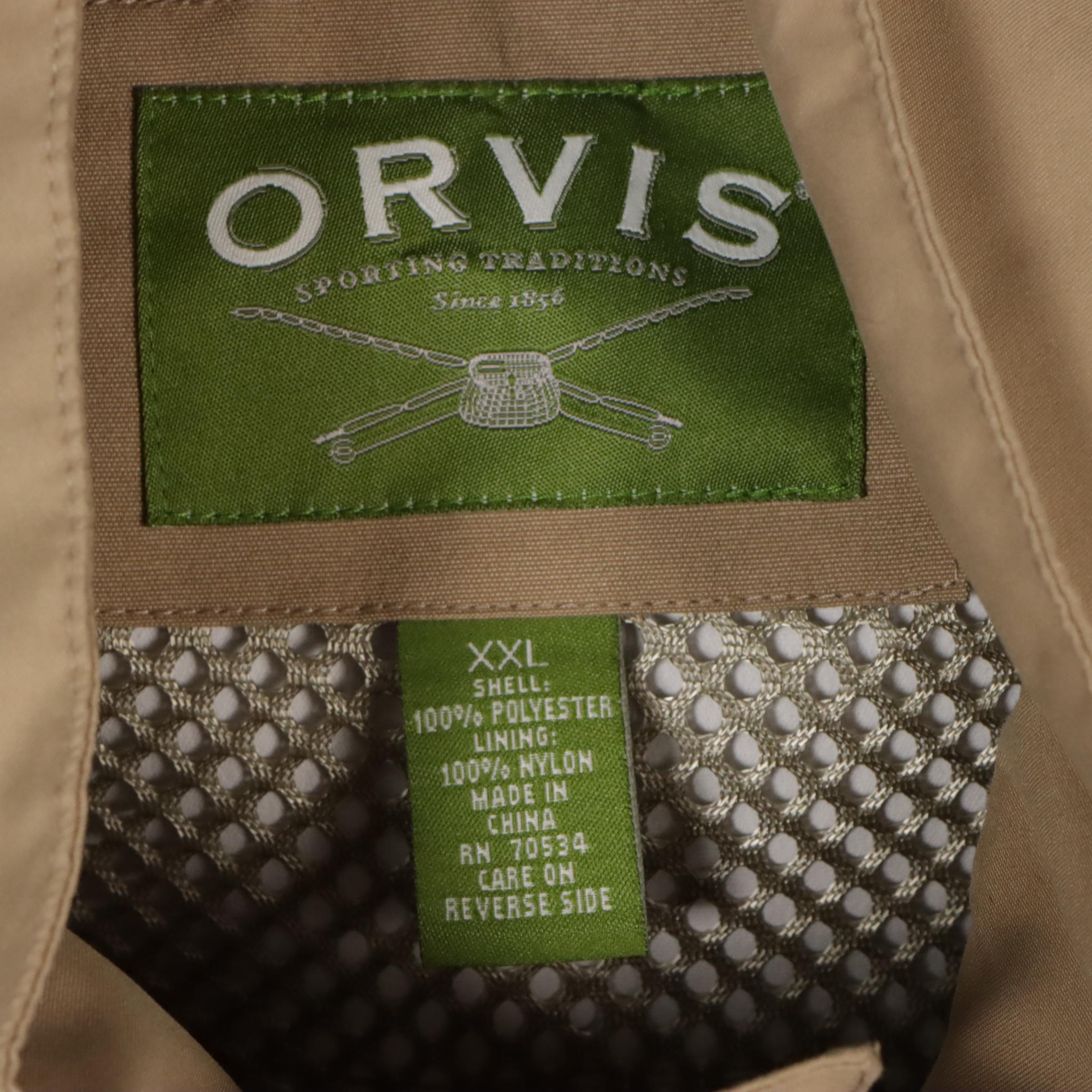 Men's Filson Quilted Jacket, L.L. Bean Fishing Vest, Orvis Rain Jacket, and More