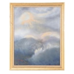 Atmospheric Skyscape Oil Painting