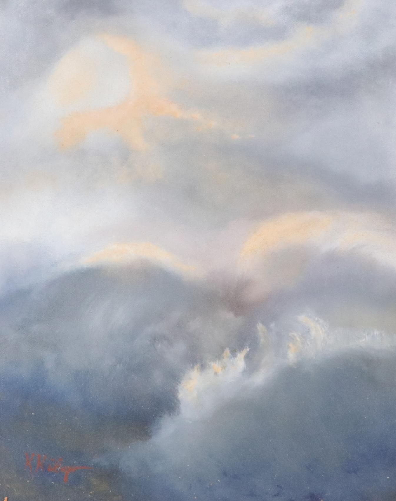Atmospheric Skyscape Oil Painting