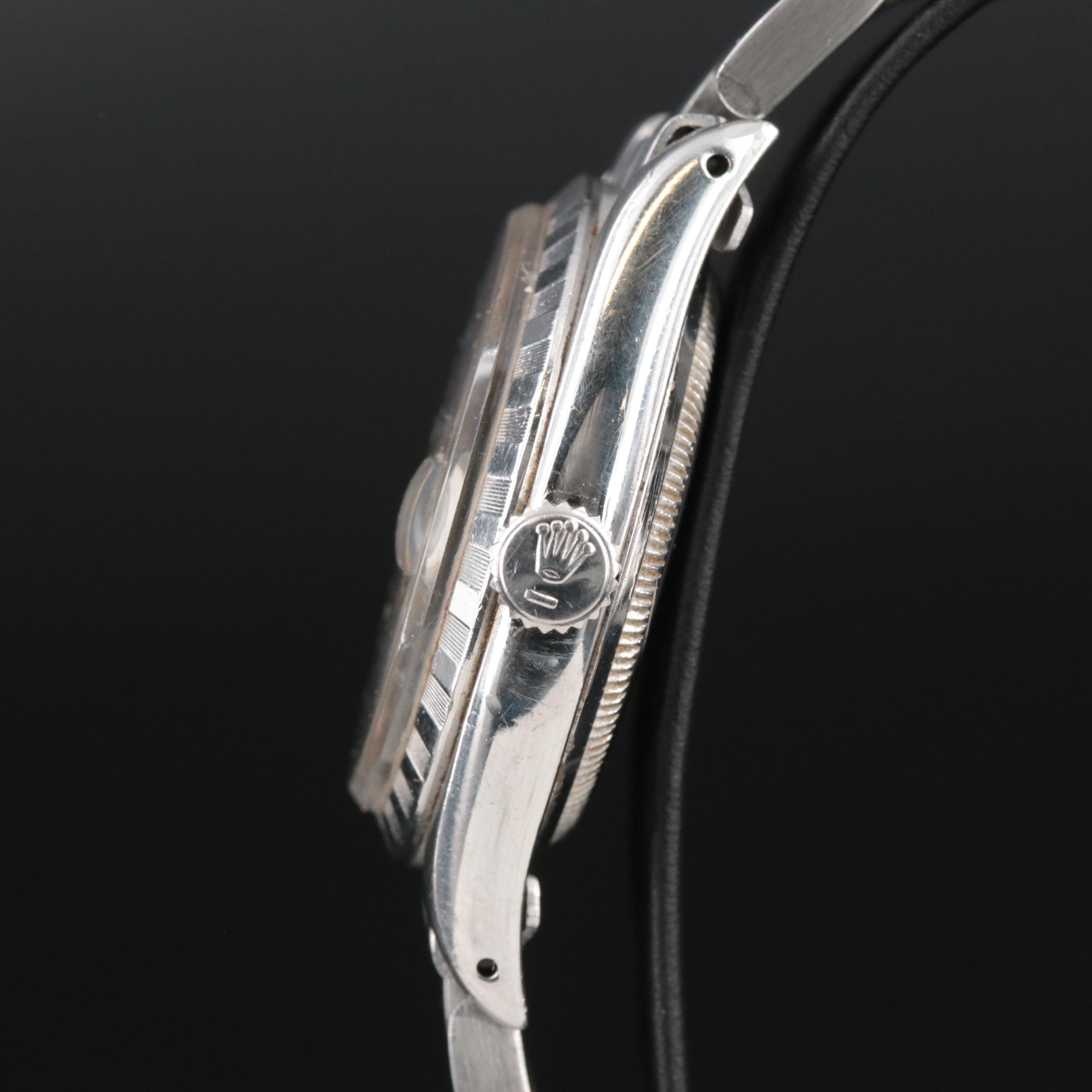 1959 Rolex Datejust 36MM Pie Pan Dial Steel Automatic Watch