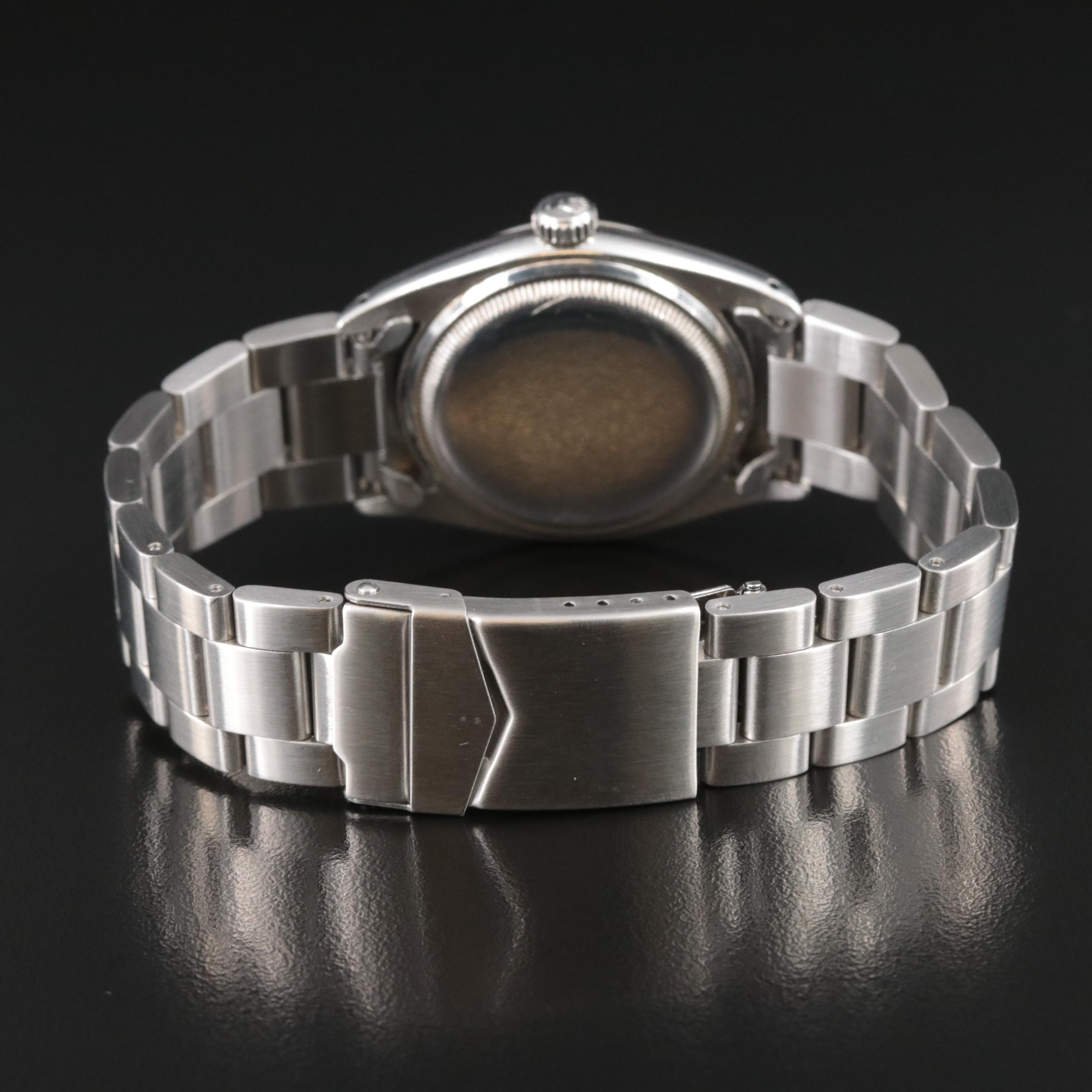 1959 Rolex Datejust 36MM Pie Pan Dial Steel Automatic Watch