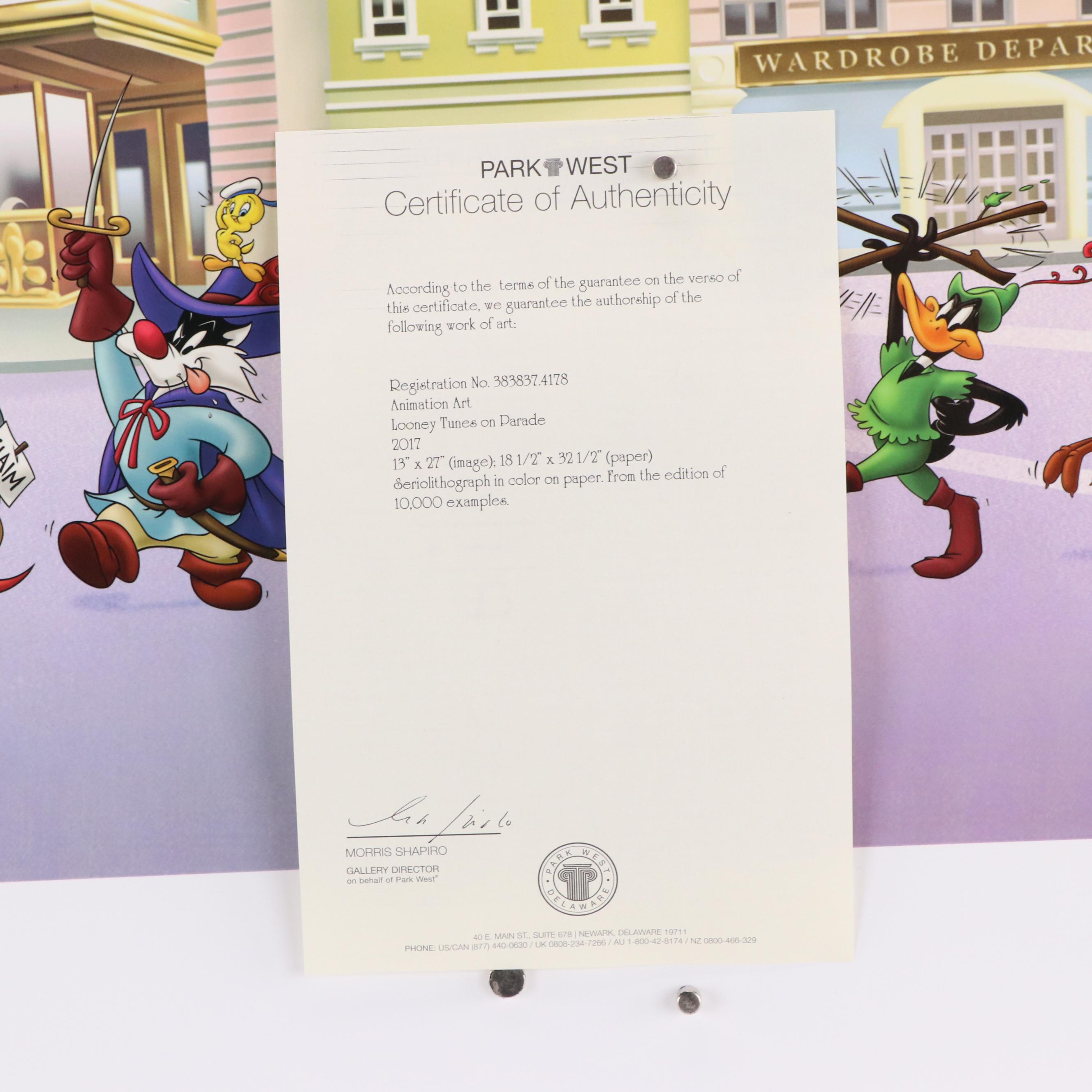 Warner Bros. Giclée "Looney Tunes on Parade," 21st Century
