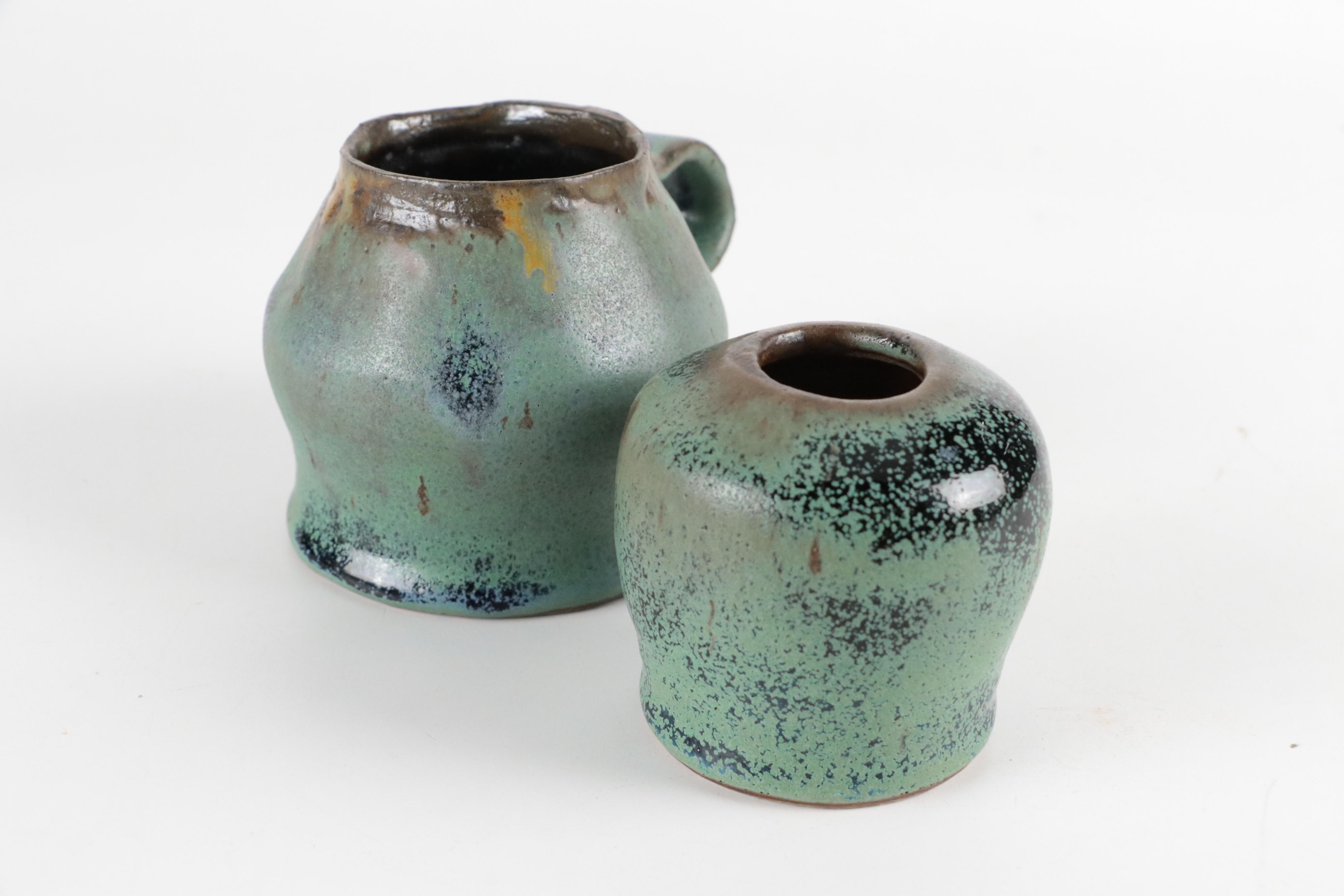 Art Pottery Vase and Mug