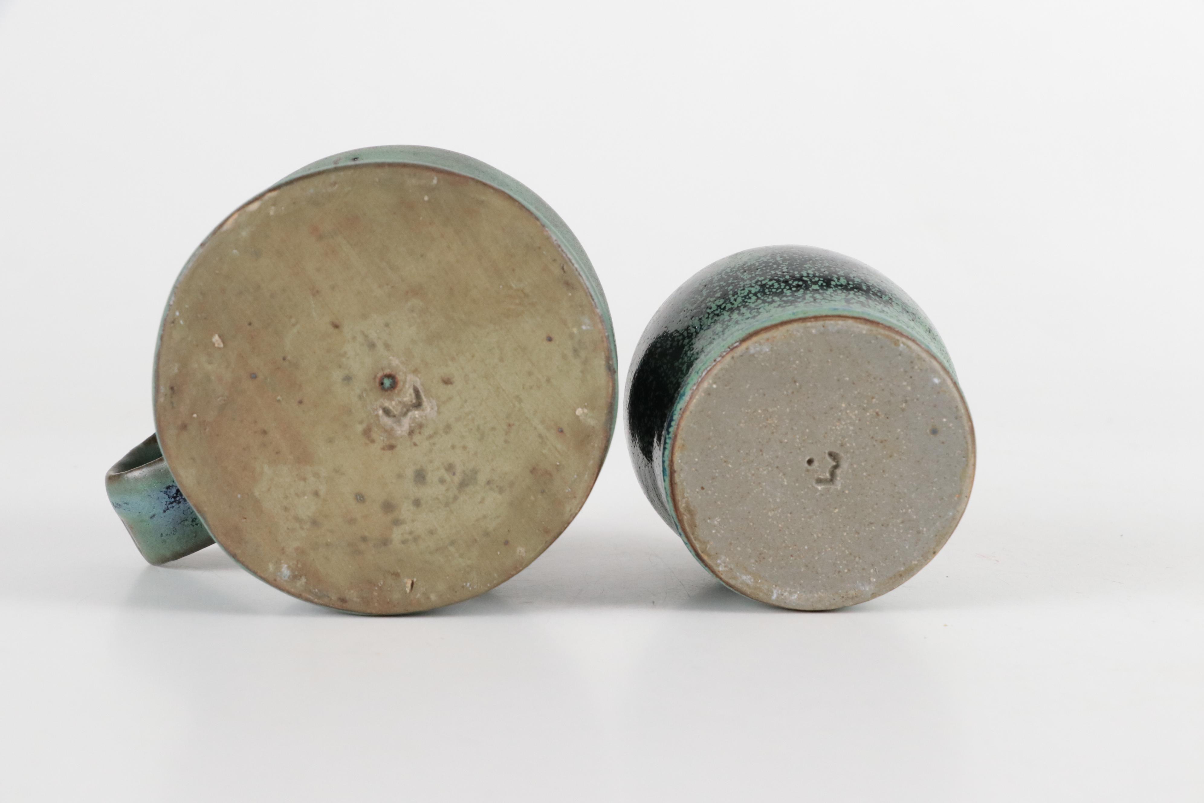 Art Pottery Vase and Mug