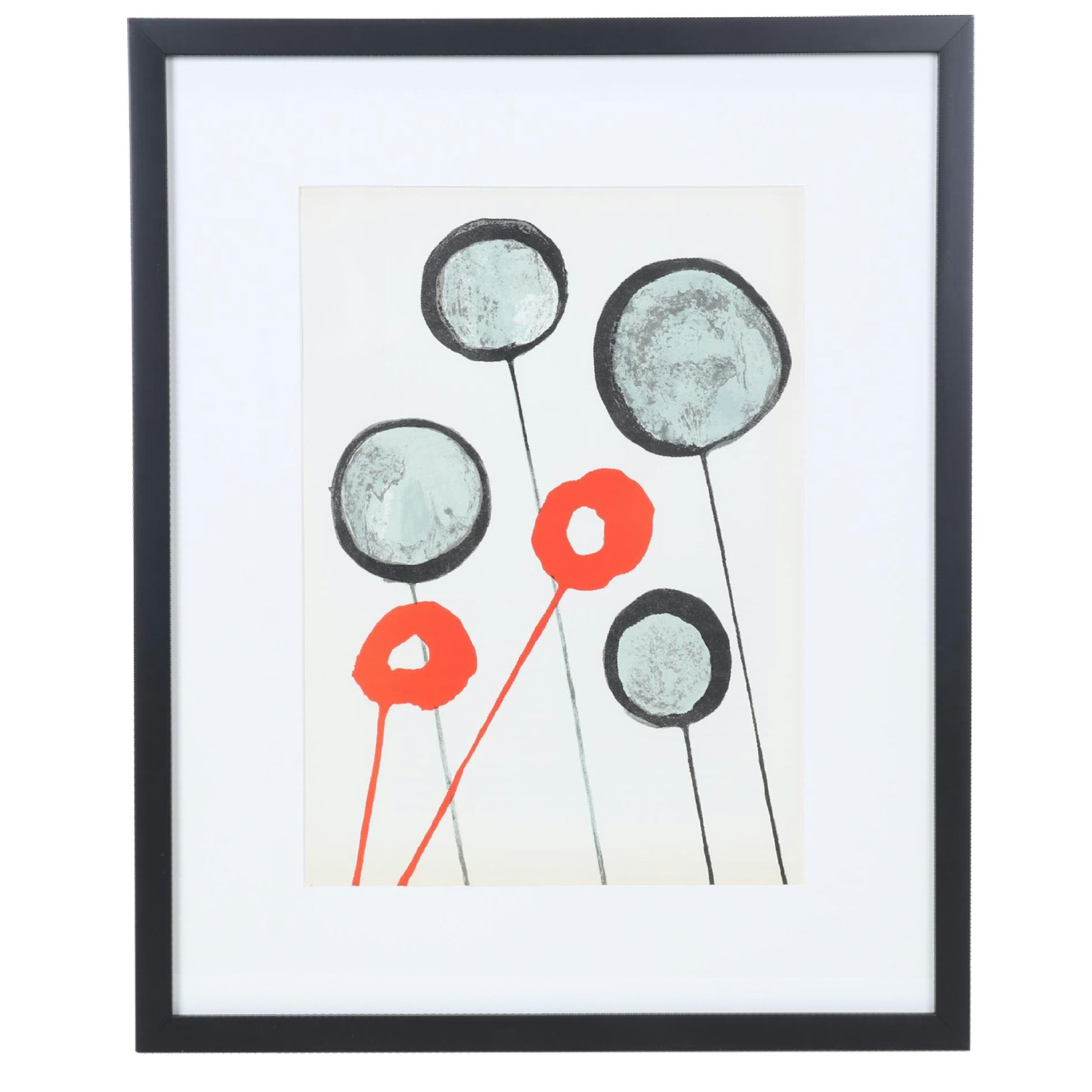 Alexander Calder Color Lithograph from Derrière le Miroir, 1966