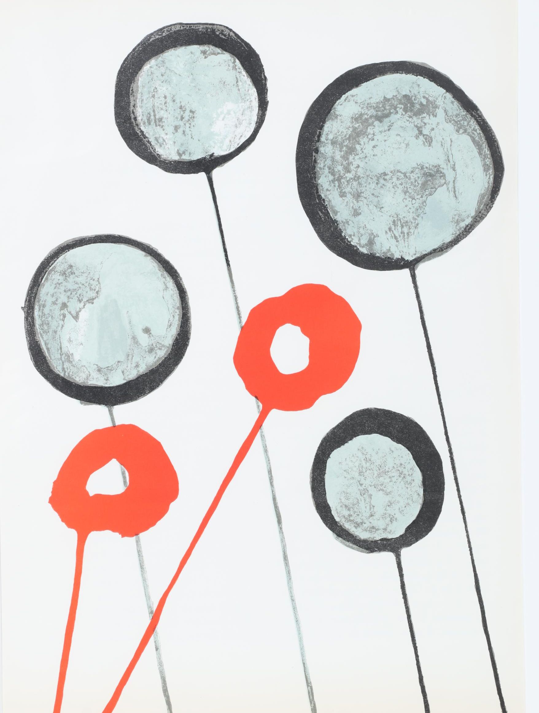 Alexander Calder Color Lithograph from Derrière le Miroir, 1966