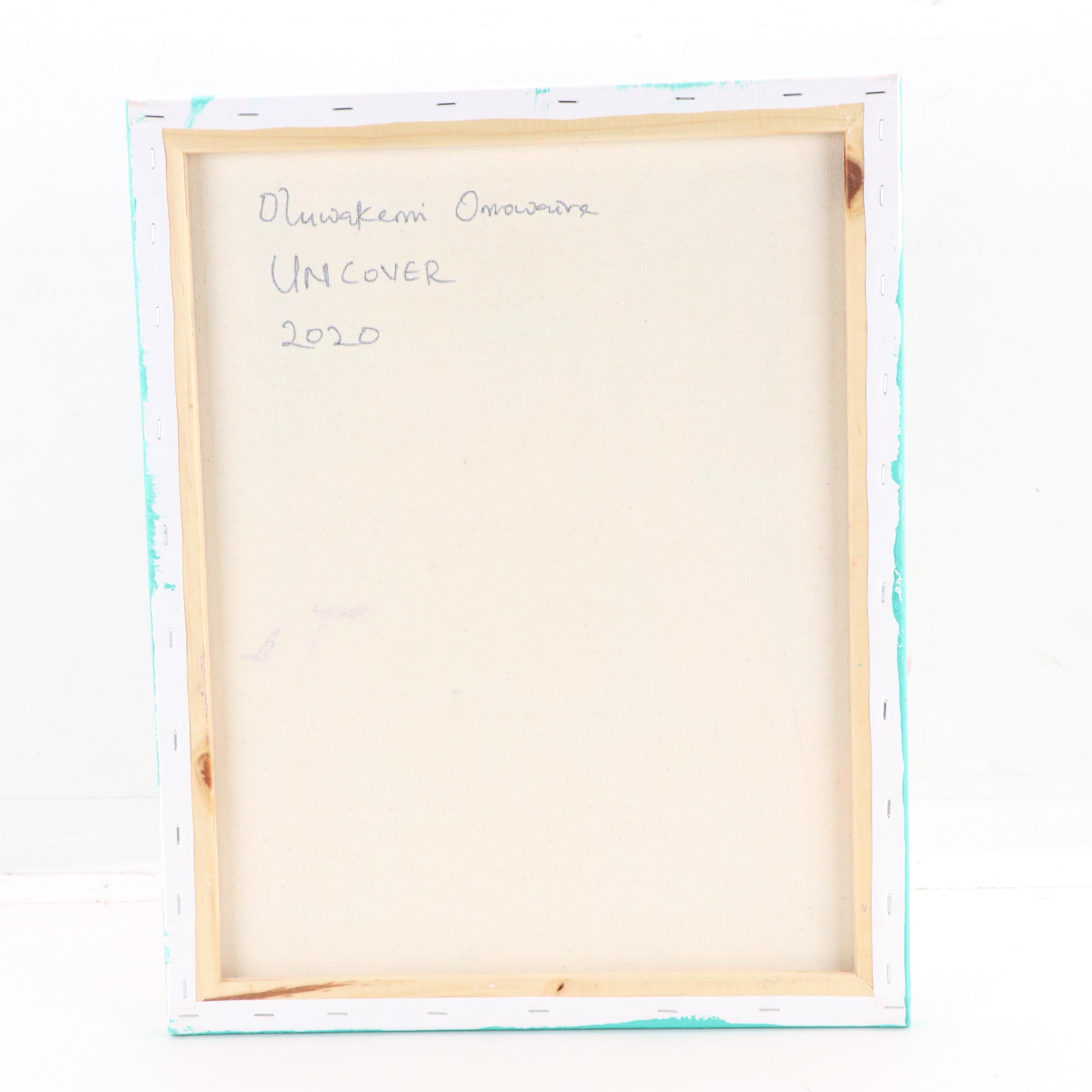 Oluwakemi Omowaire Figural Nude Oil Painting "Uncover," 2020