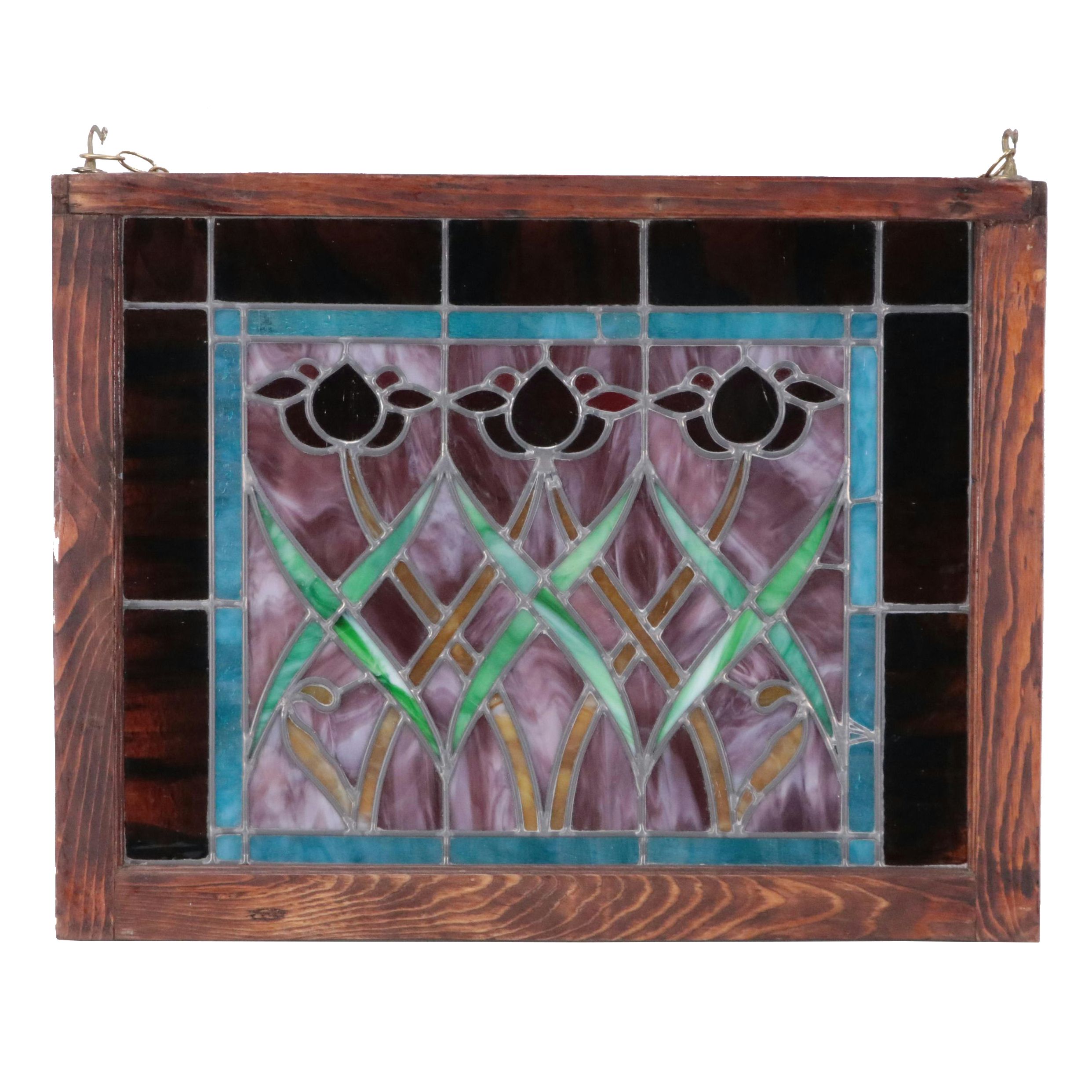Stained Glass Wall Hanging Panel