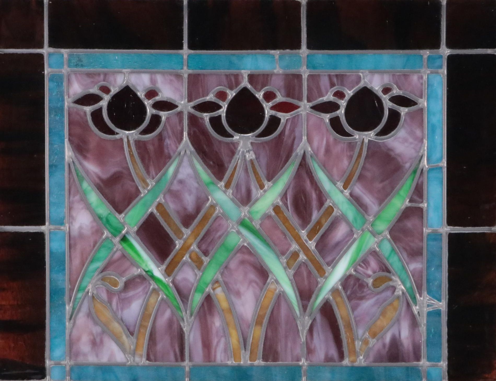 Stained Glass Wall Hanging Panel