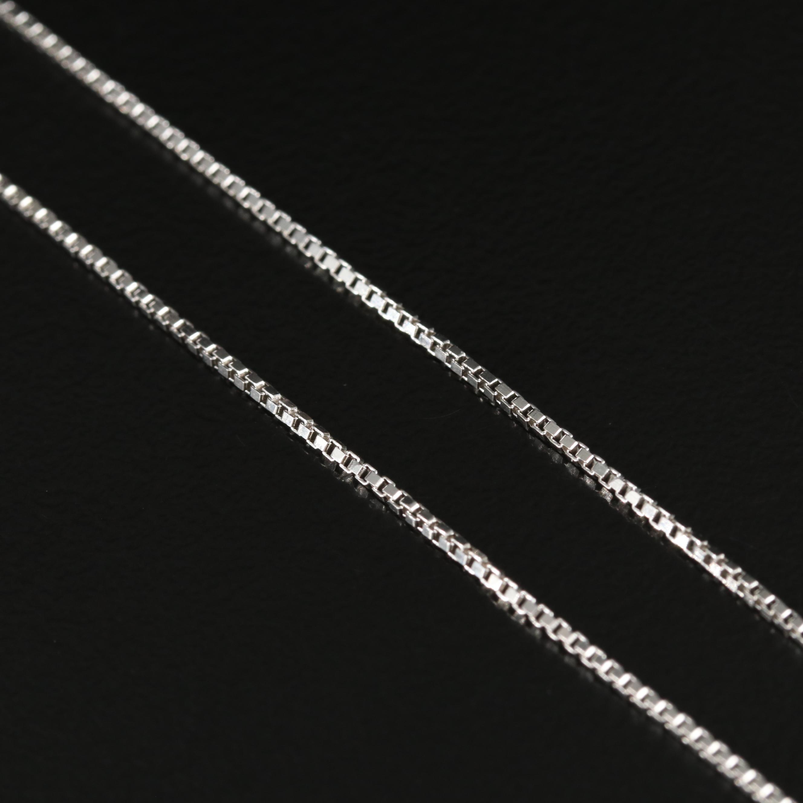 14K Diamond and Sapphire Pendant Necklace