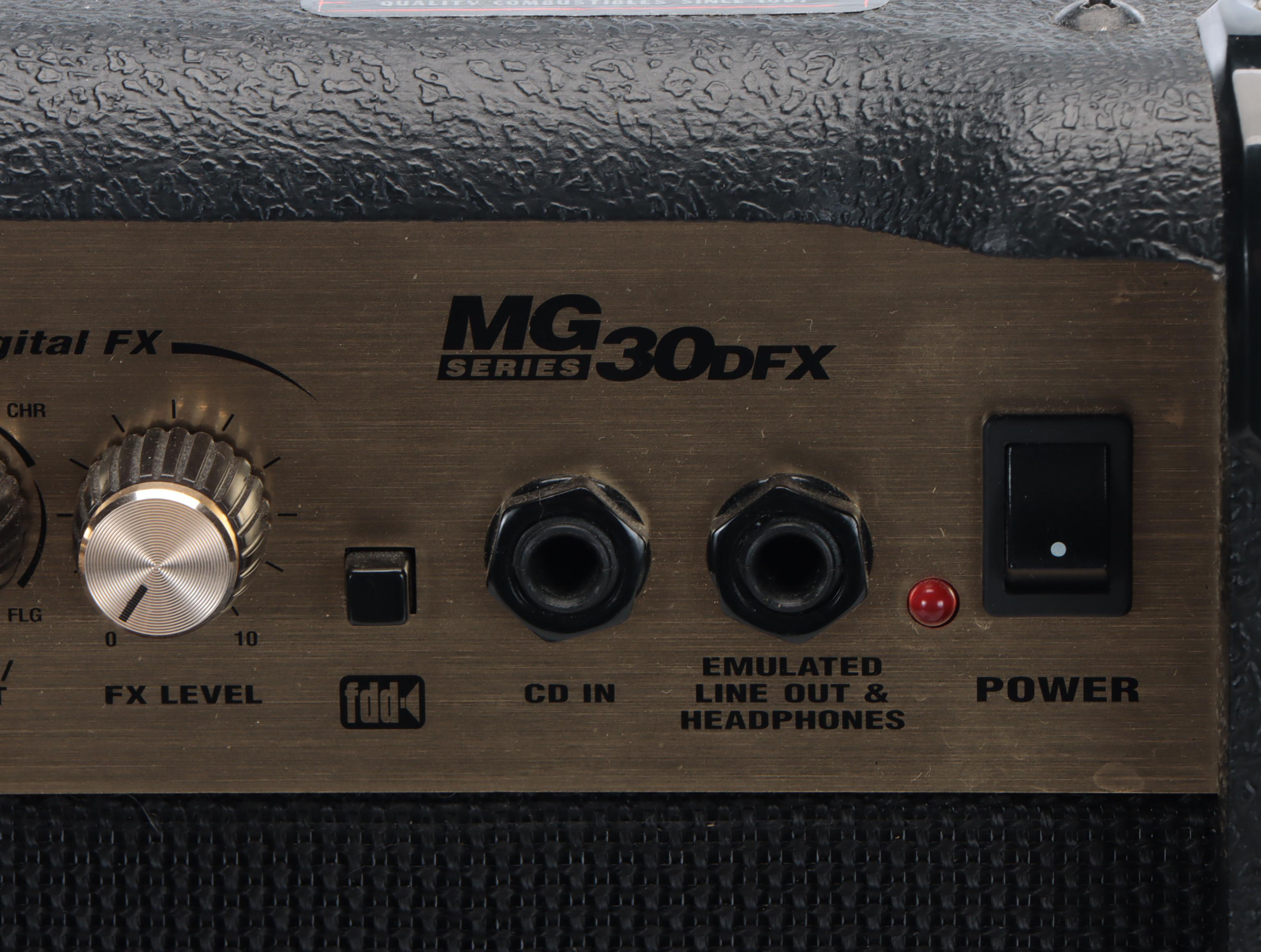 Epiphone SG Electric Guitar with Marshall MG Series 30 DFX Amp, Stands and More