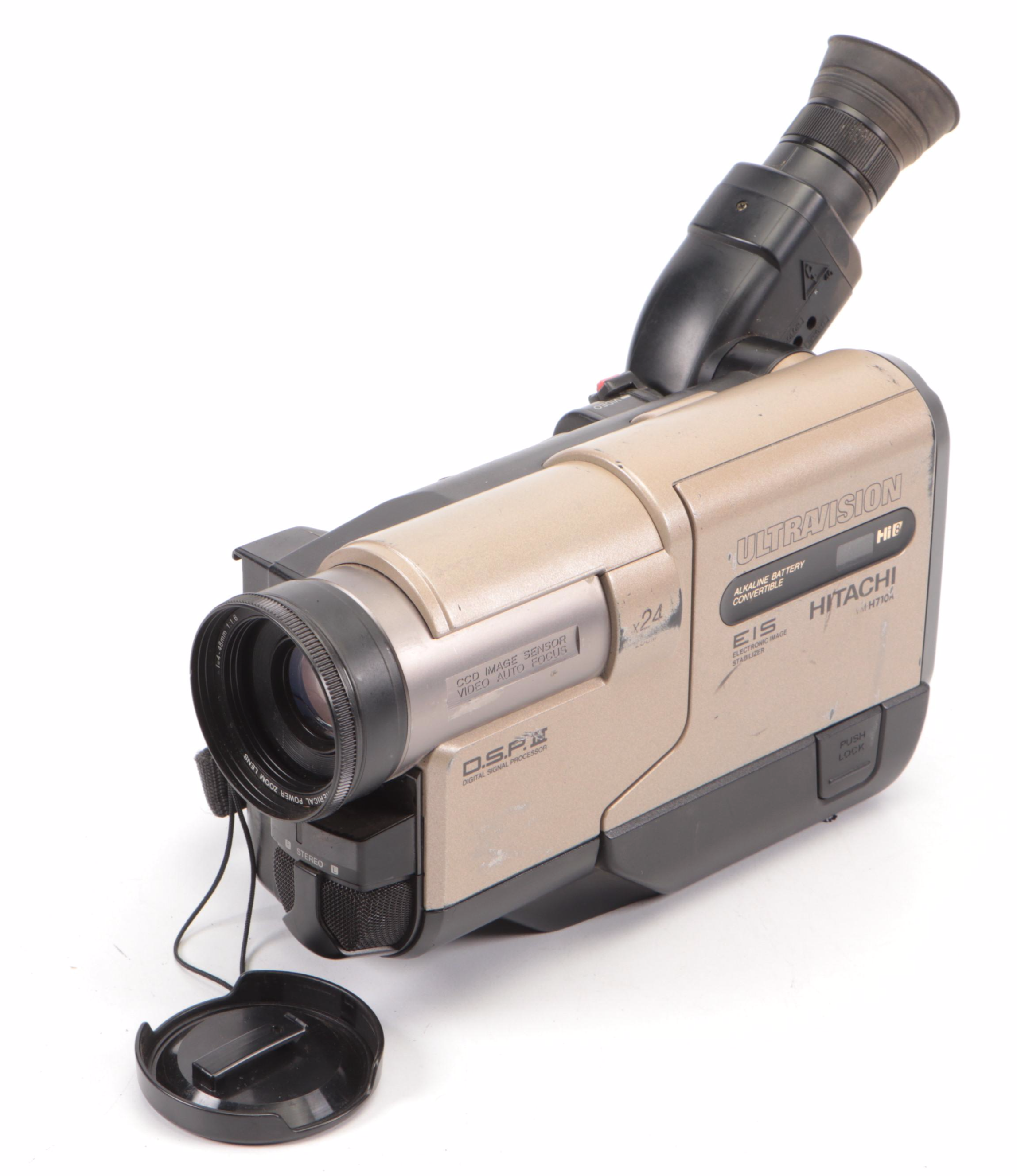 Hitachi VM-4710A Camcorder with Digital Cybercam Camcorder and More
