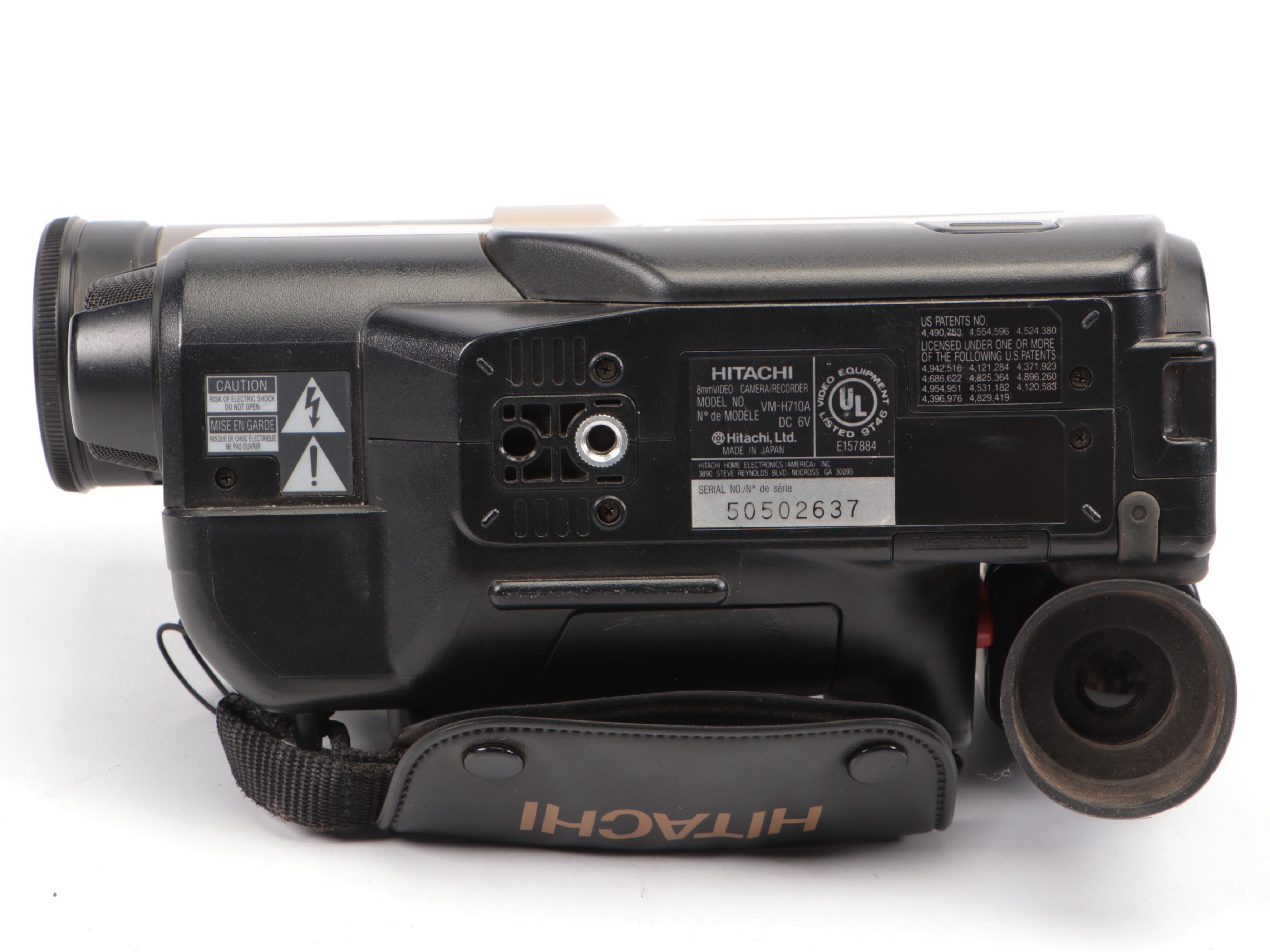 Hitachi VM-4710A Camcorder with Digital Cybercam Camcorder and More