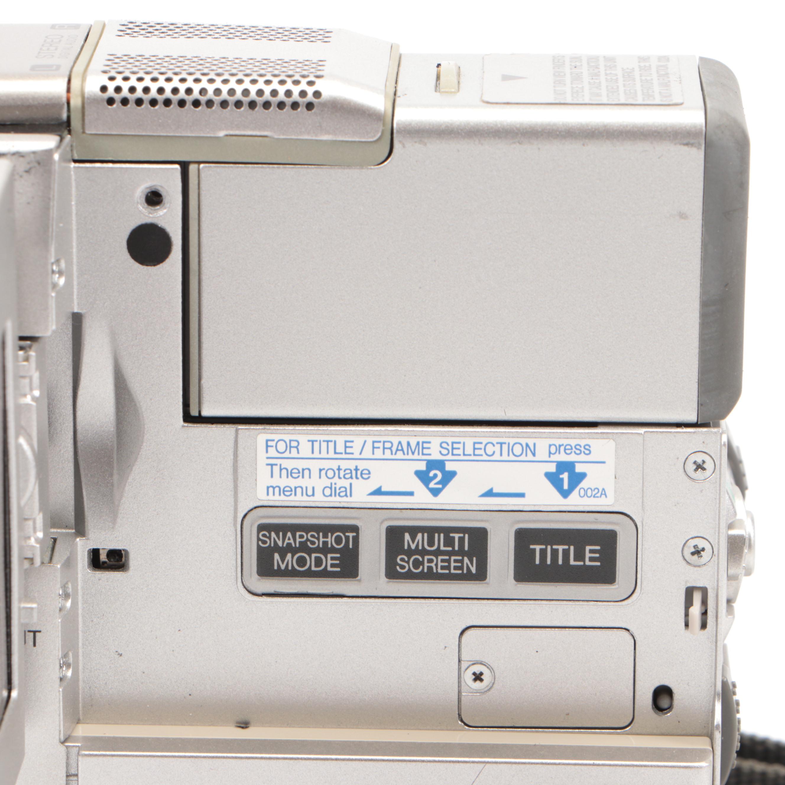 Hitachi VM-4710A Camcorder with Digital Cybercam Camcorder and More