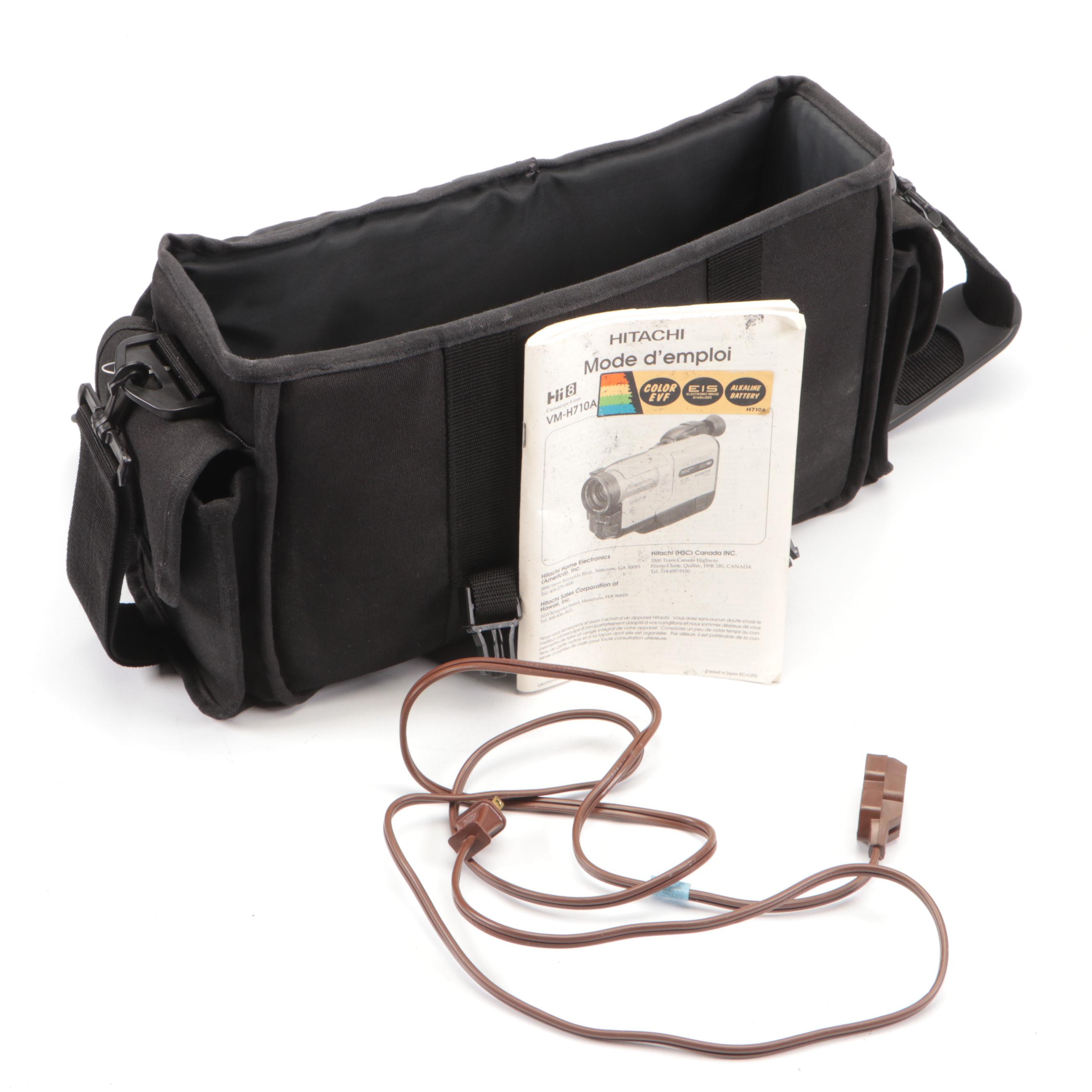 Hitachi VM-4710A Camcorder with Digital Cybercam Camcorder and More