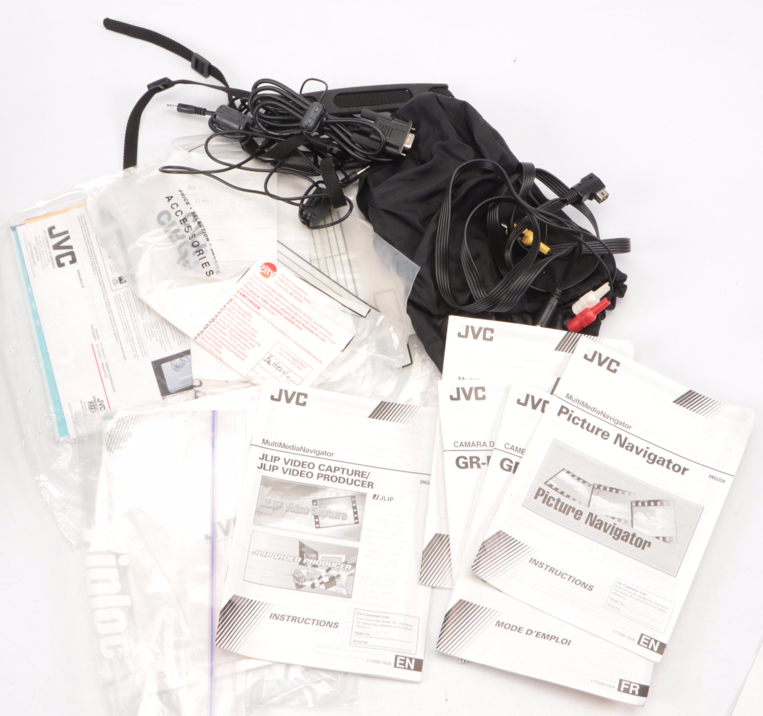 Hitachi VM-4710A Camcorder with Digital Cybercam Camcorder and More