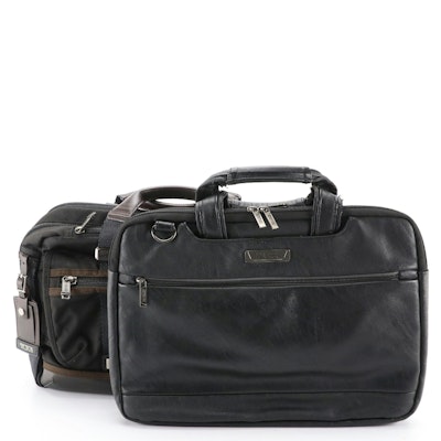 Tumi Expandable Laptop Briefcase Bag and Kenneth Cole Reaction Laptop Case