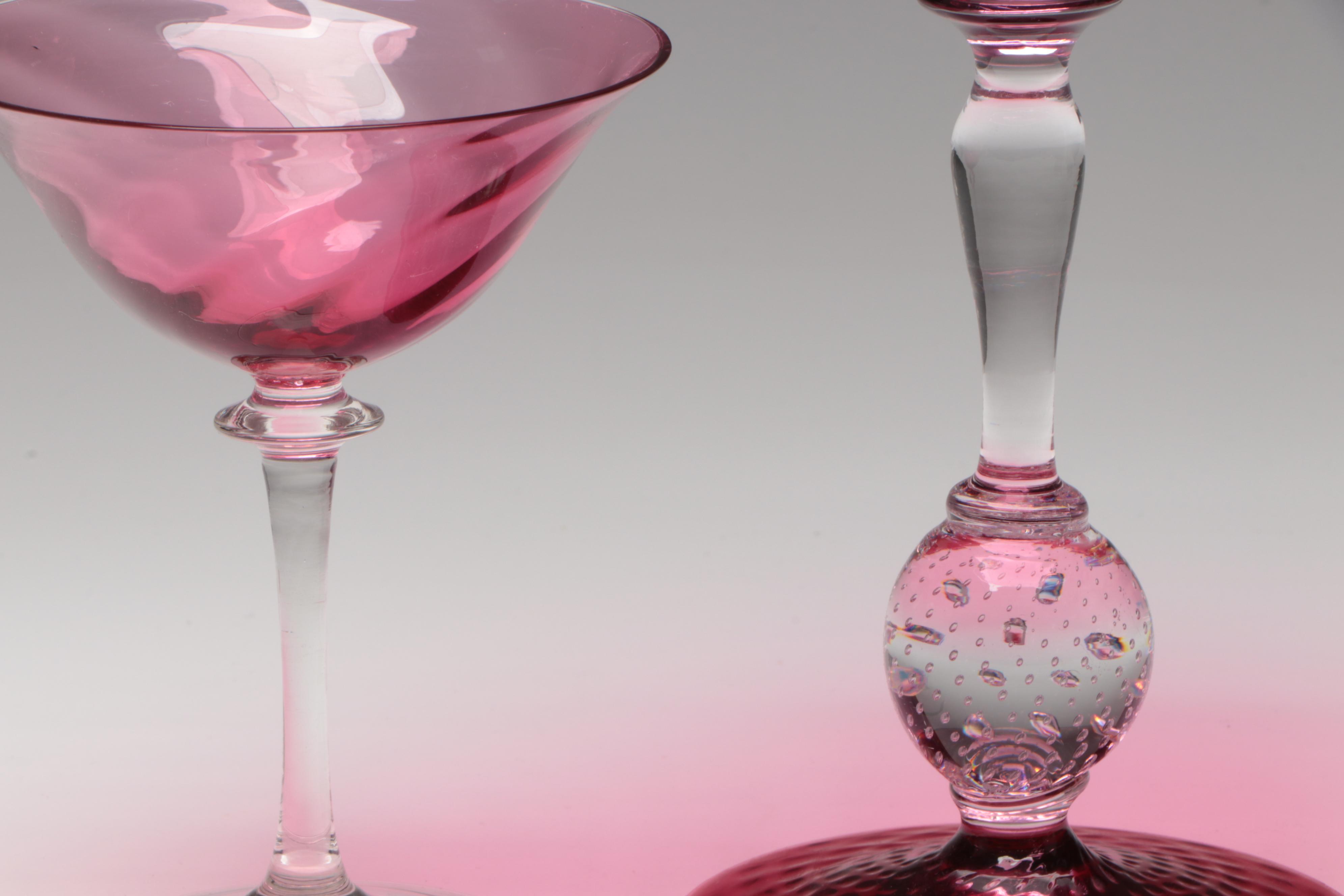 Anchor Hocking "Bubble Blue" and Other Glass Tableware