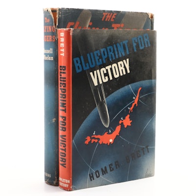 First Edition "Blueprint for Victory" by Brett and "The Flying Tigers" by Whelan