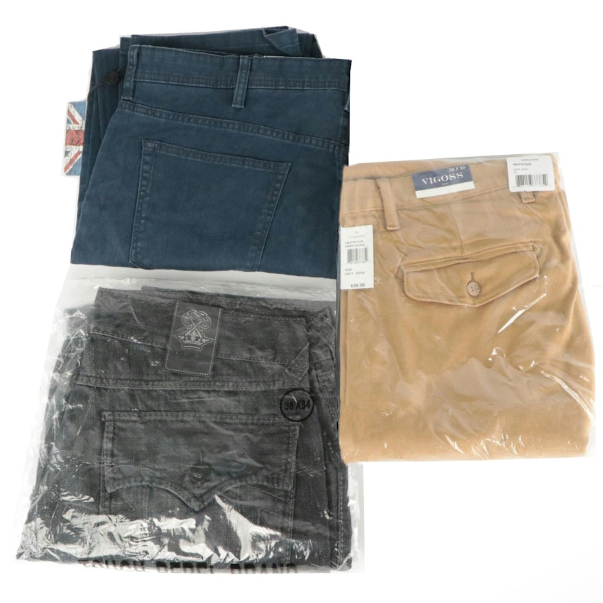 Men's English Laundry, Tough Rebel Brand, and Vigoss Jeans and Khakis ...