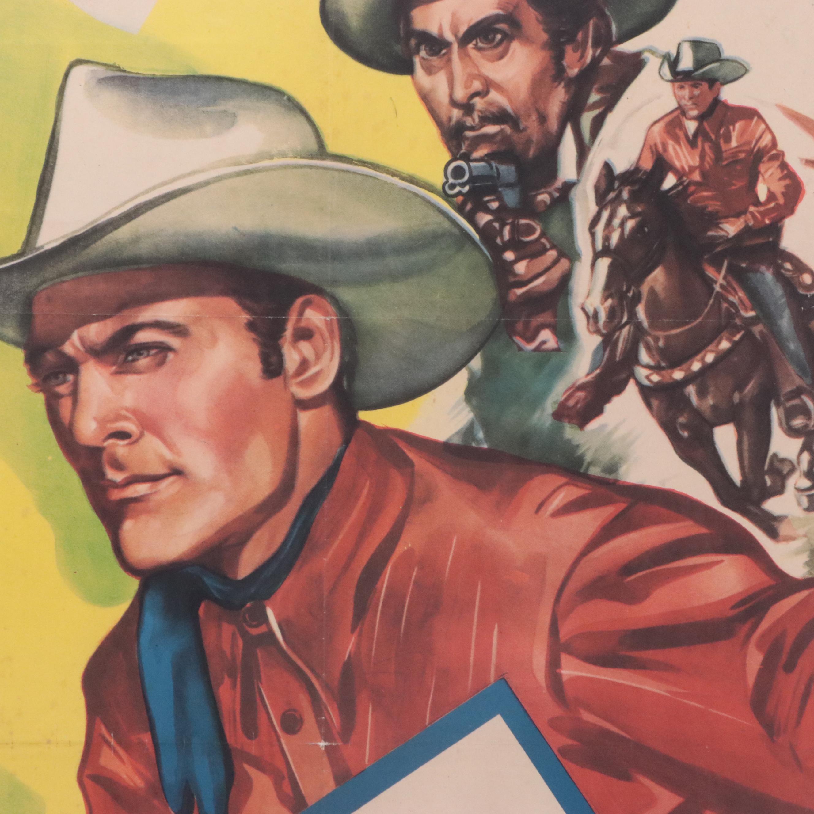 "Oklahoma Badlands" Western Movie Poster, 1948