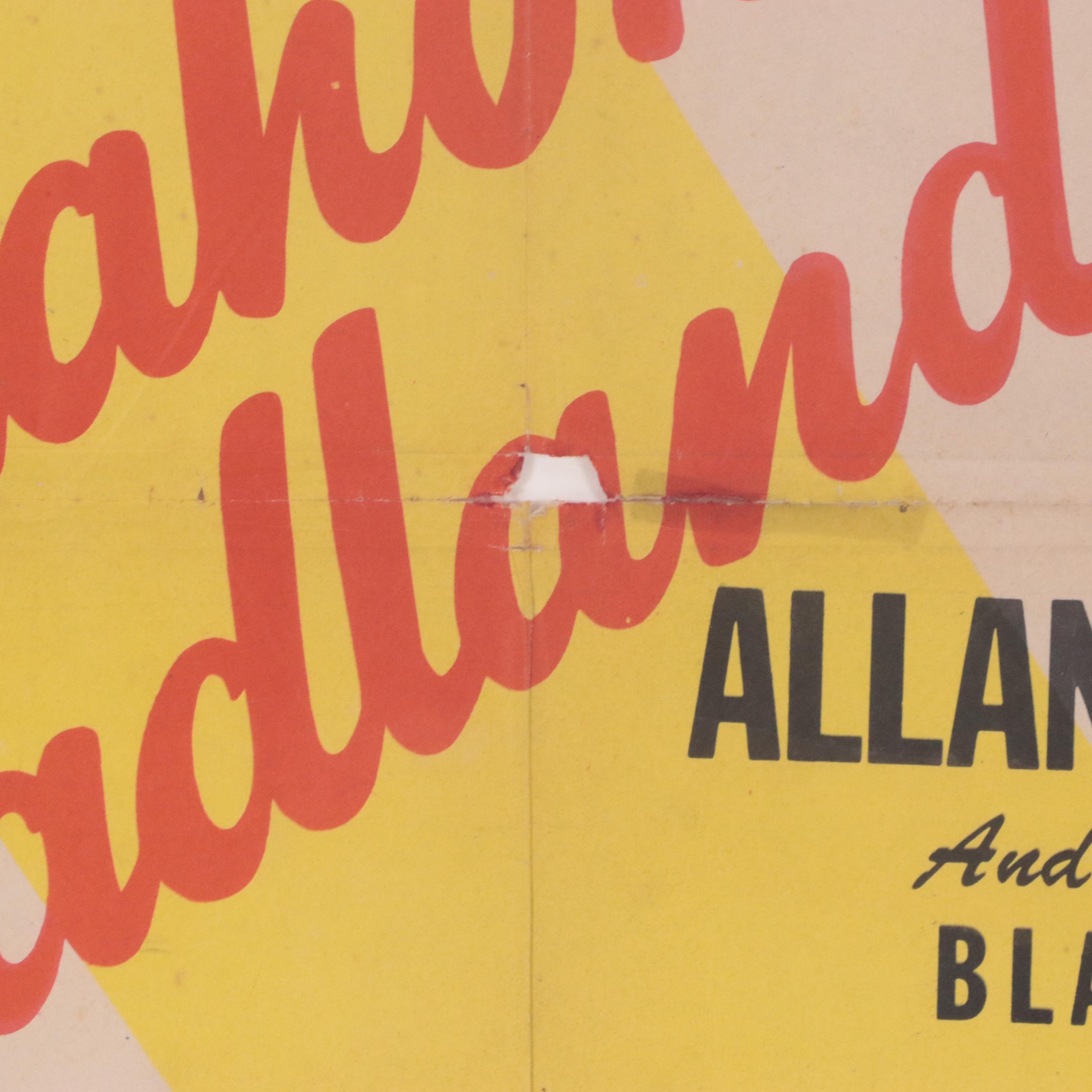 "Oklahoma Badlands" Western Movie Poster, 1948