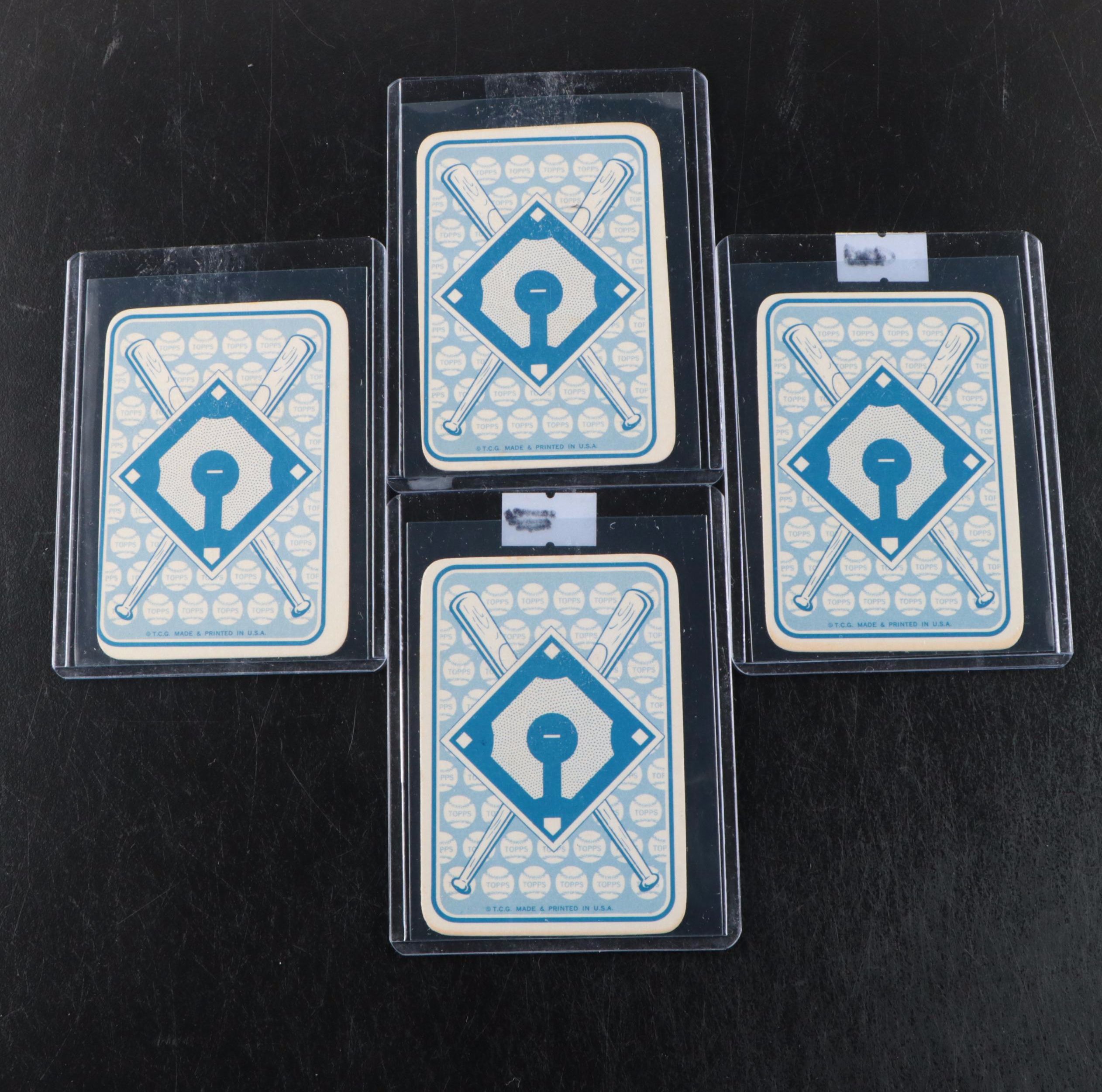 Topps Baseball Cards and Stamps Featuring Roberto Clemente, Willie Mays, More